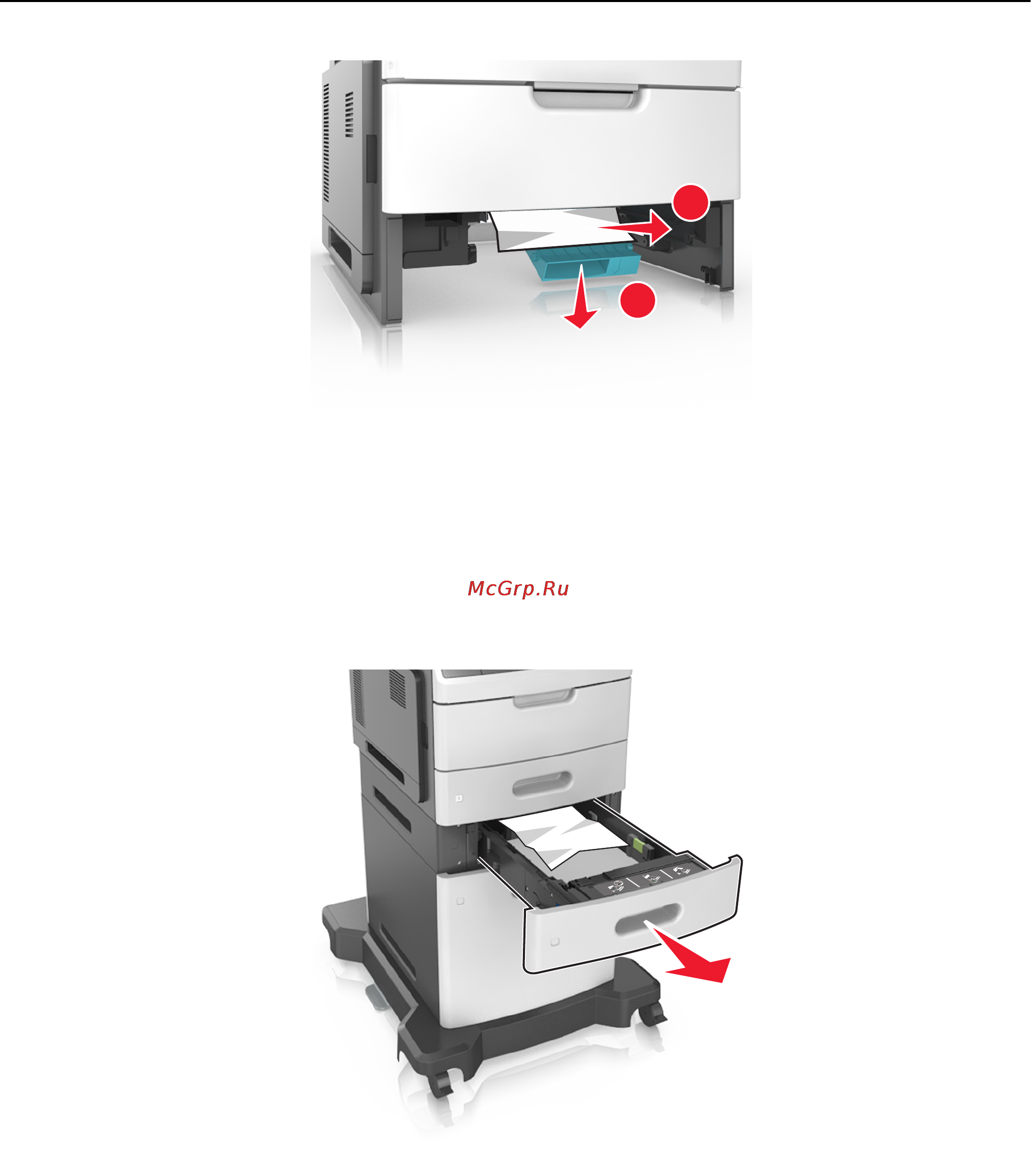 Lexmark MX710 [294/399] Замятие страницы x откройте лоток x 24x