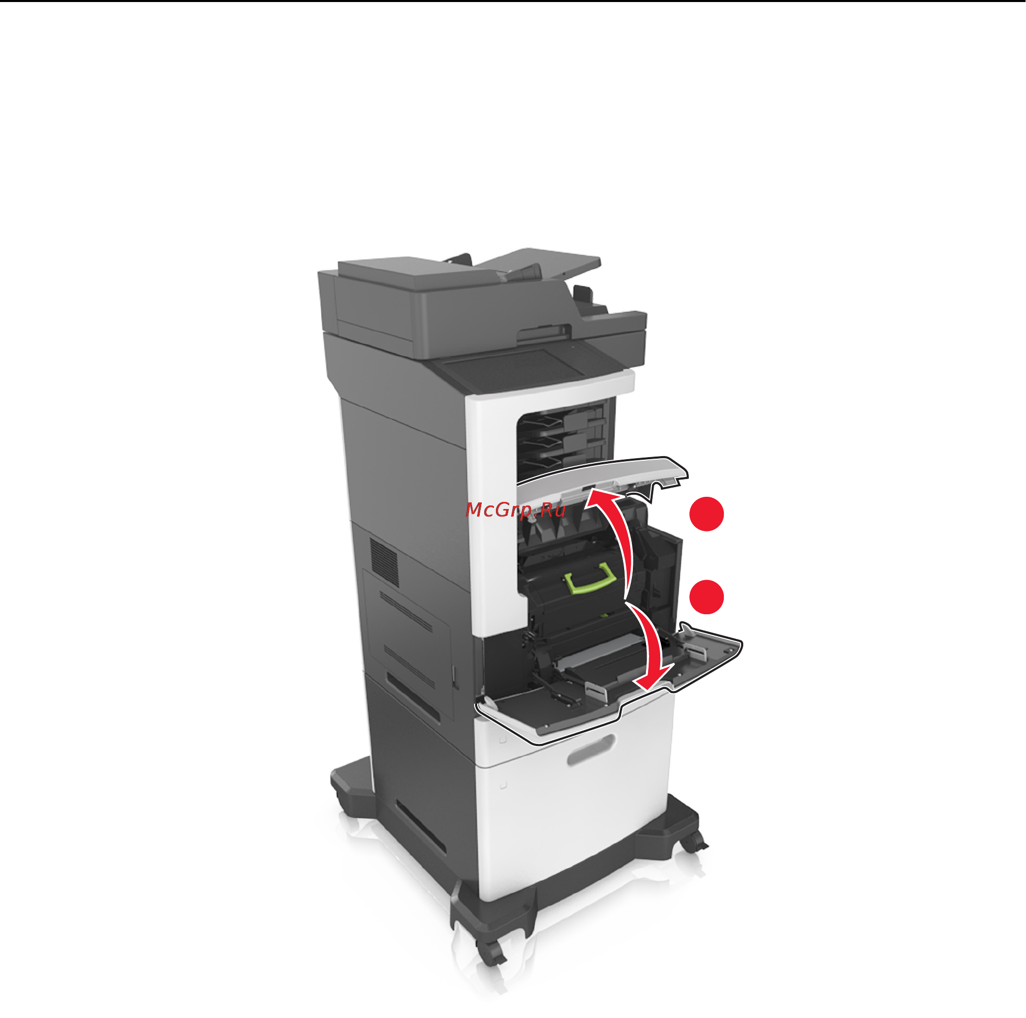 Lexmark MX810 [289/439] Замена расходных материалов