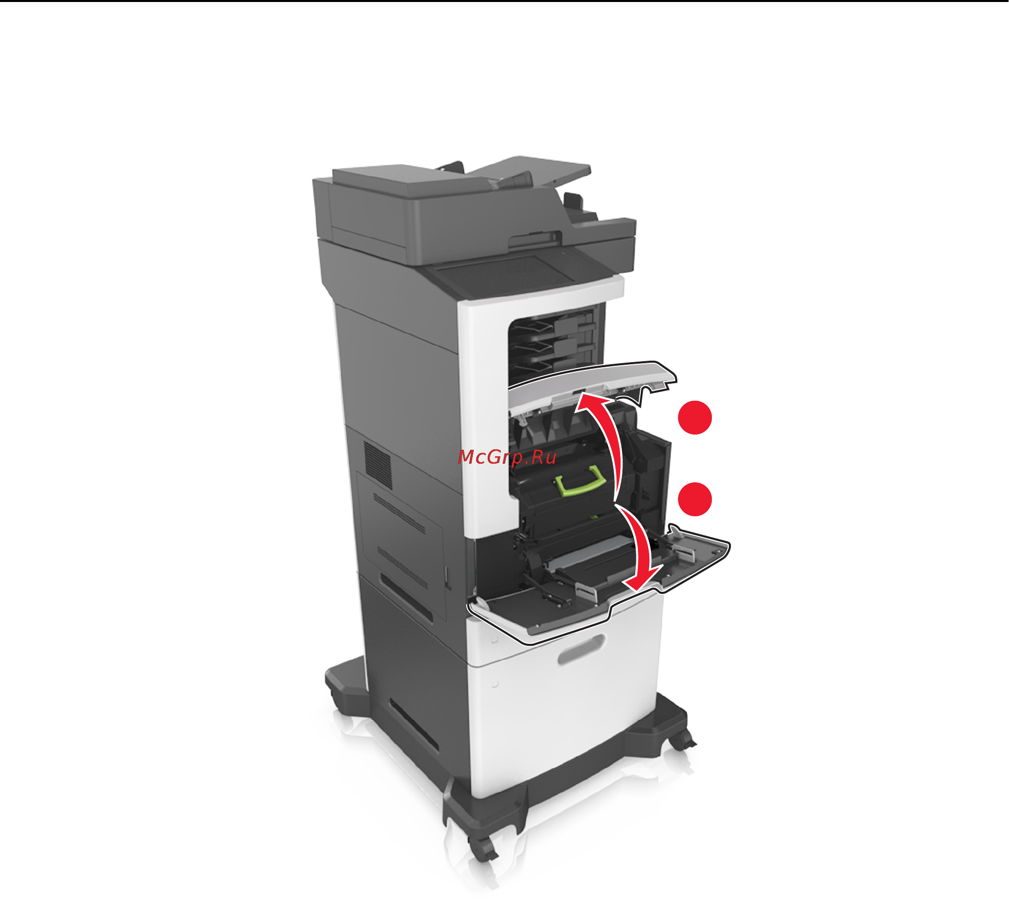 Lexmark MX811 [292/439] Замена блока формирования изображения