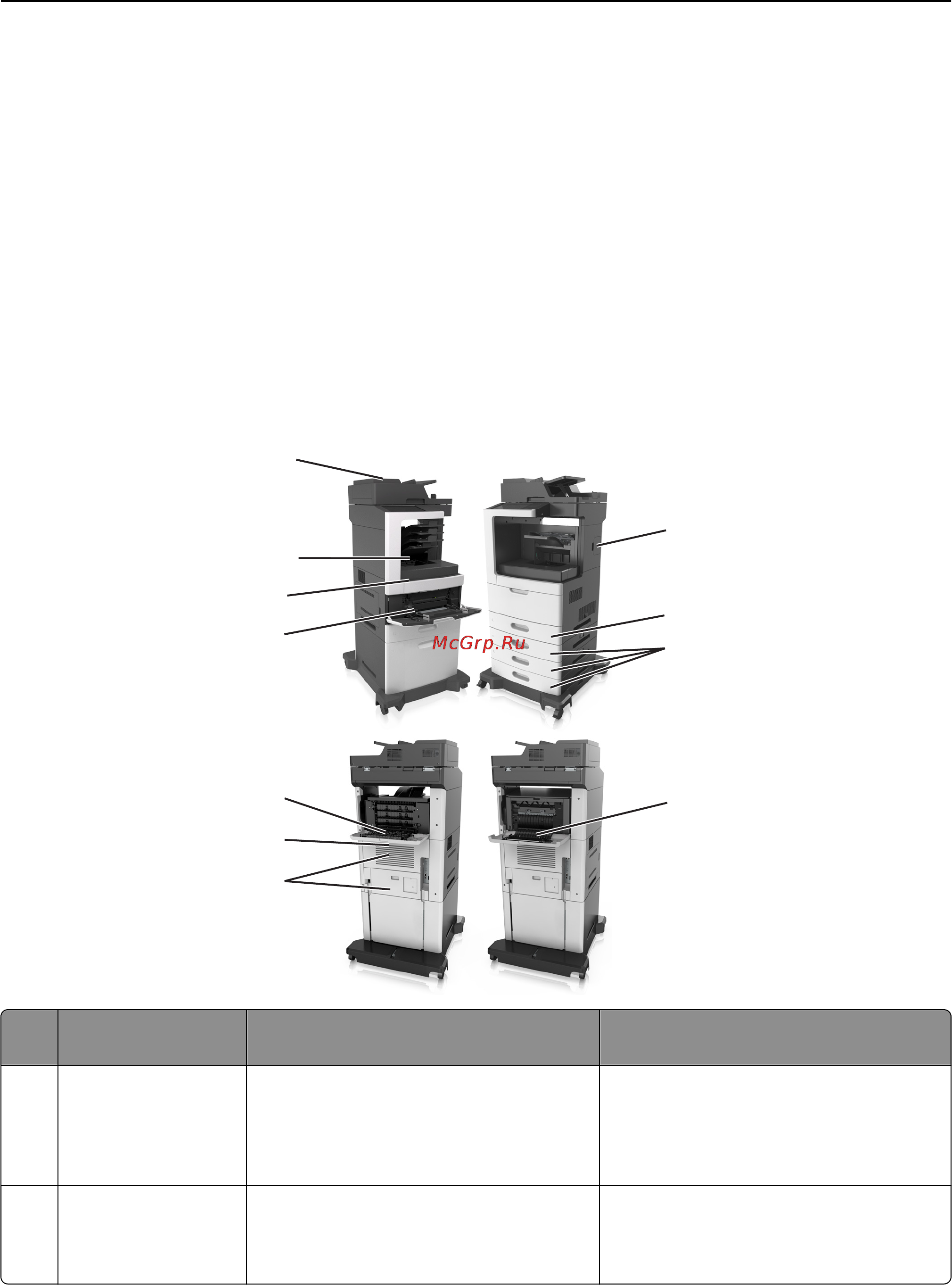 Lexmark MX811 [307/439] Если параметр восстановление после замятия установлен в положение вкл или авто тогда принтер снова печатает замятые страницы однако настройка авто перепечатывает замятые страницы только при наличии достаточной памяти принтера