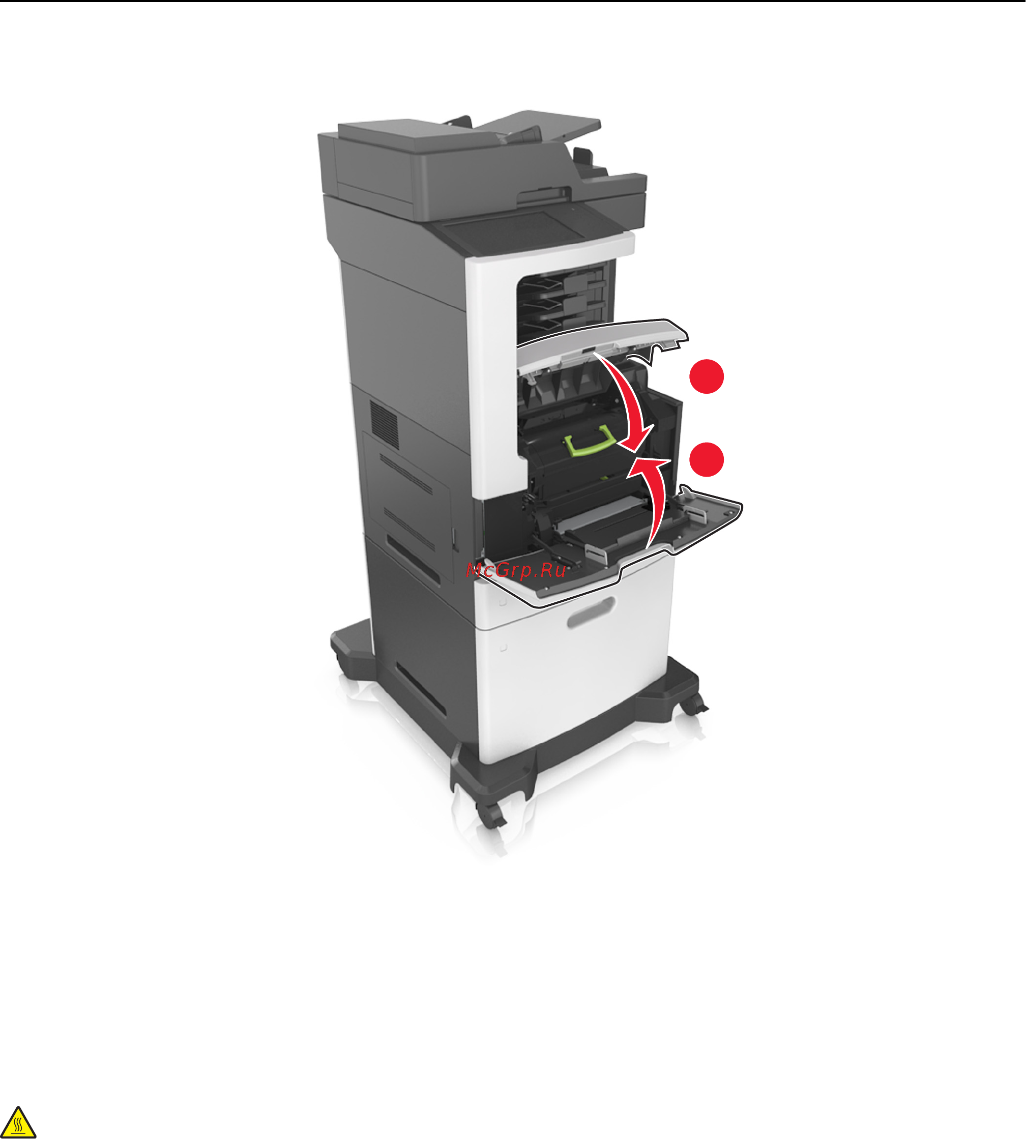 Lexmark MX811 [313/439] Замятие страницы x откройте верхнюю заднюю дверцу 202