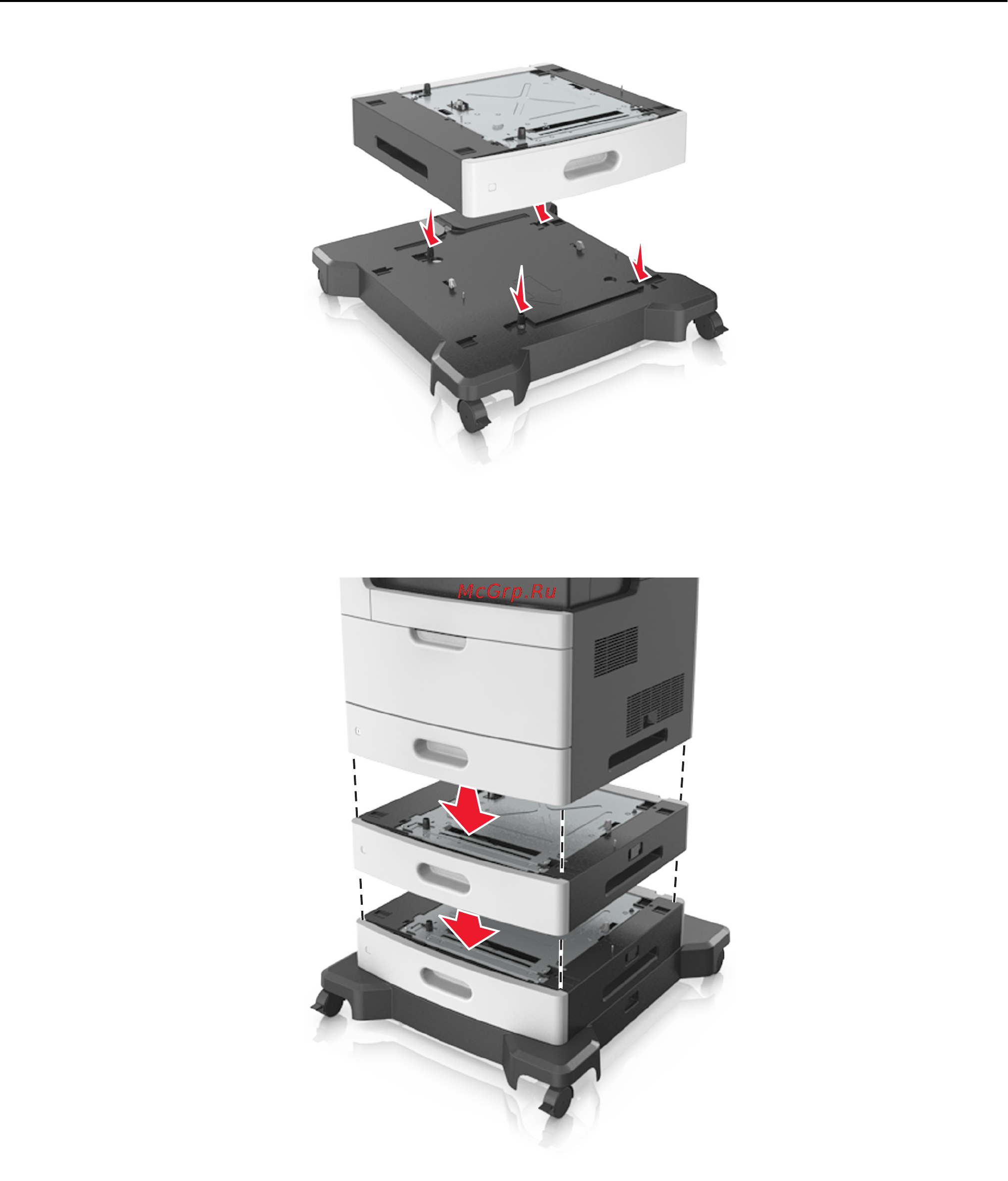 Lexmark MX810 Инструкция по эксплуатации онлайн [53/439] 57833