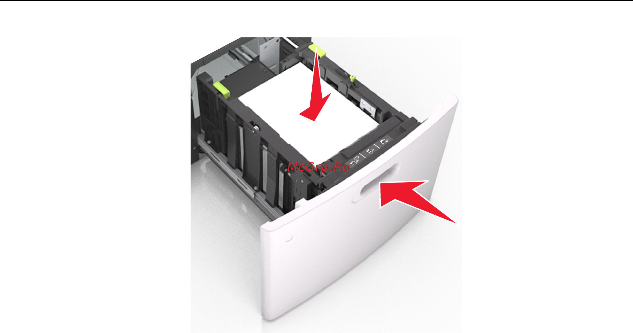 Lexmark MX811 [87/439] Загрузка в многоцелевое устройство подачи