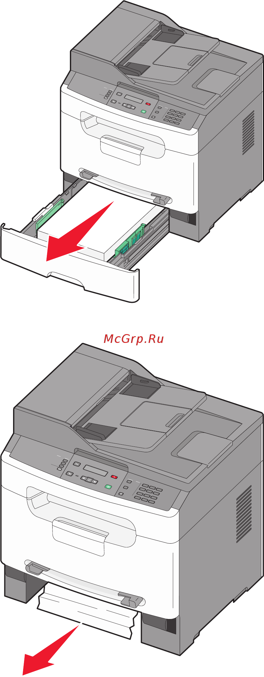 Lexmark X203n [153/201] 201 застряла бумага