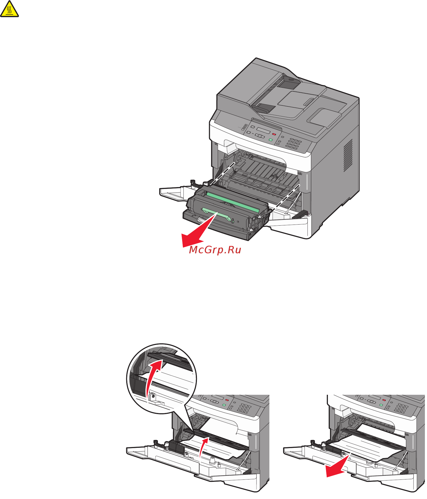 Lexmark X203n [155/201] Застряла бумага