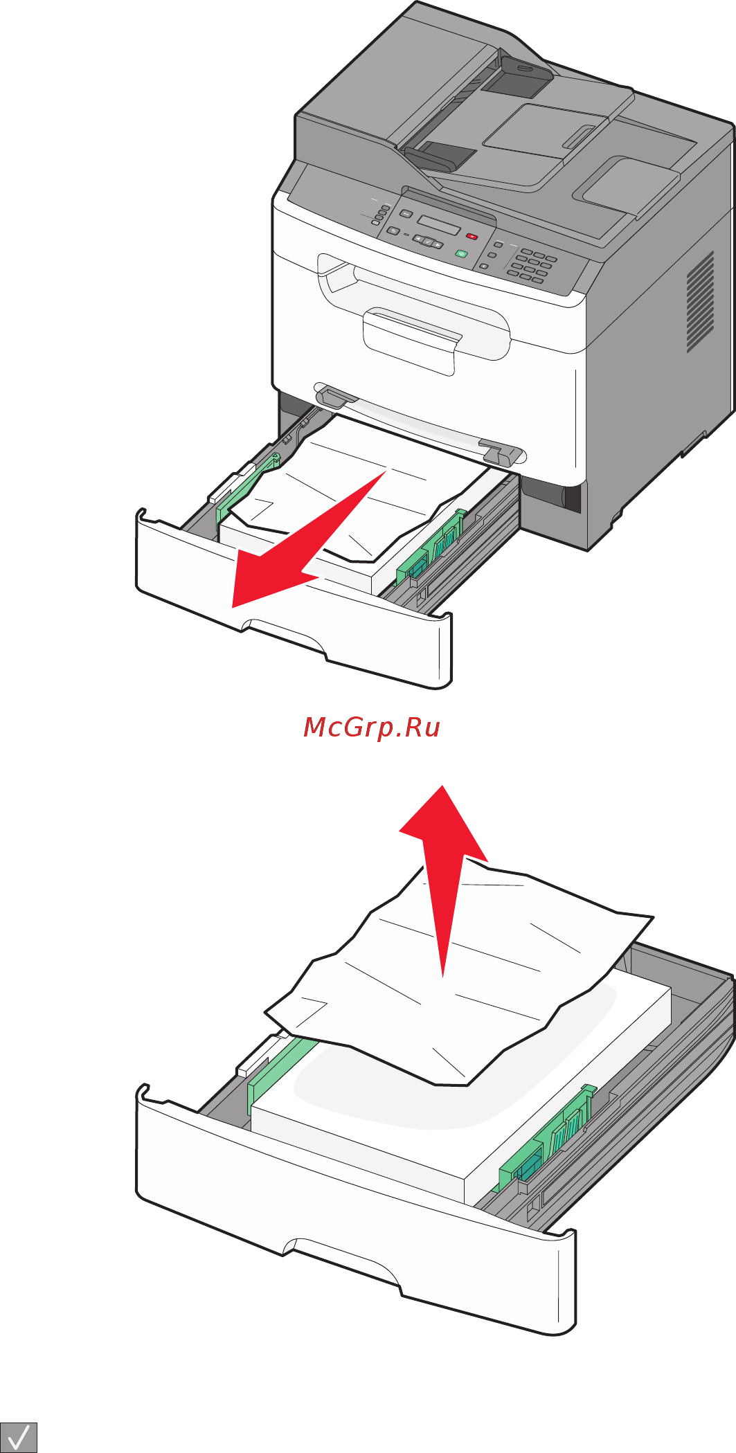 Lexmark X203n [157/201] Замятие бумаги 241