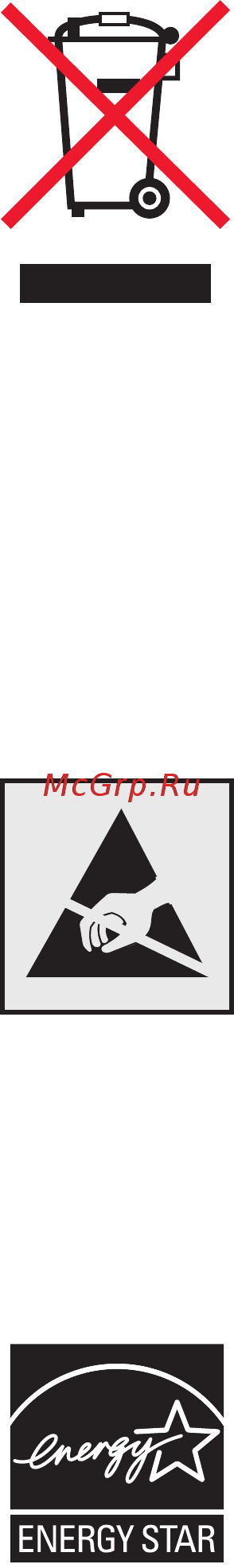 Lexmark X203n [184/201] Директива по утилизации электрического и электронного