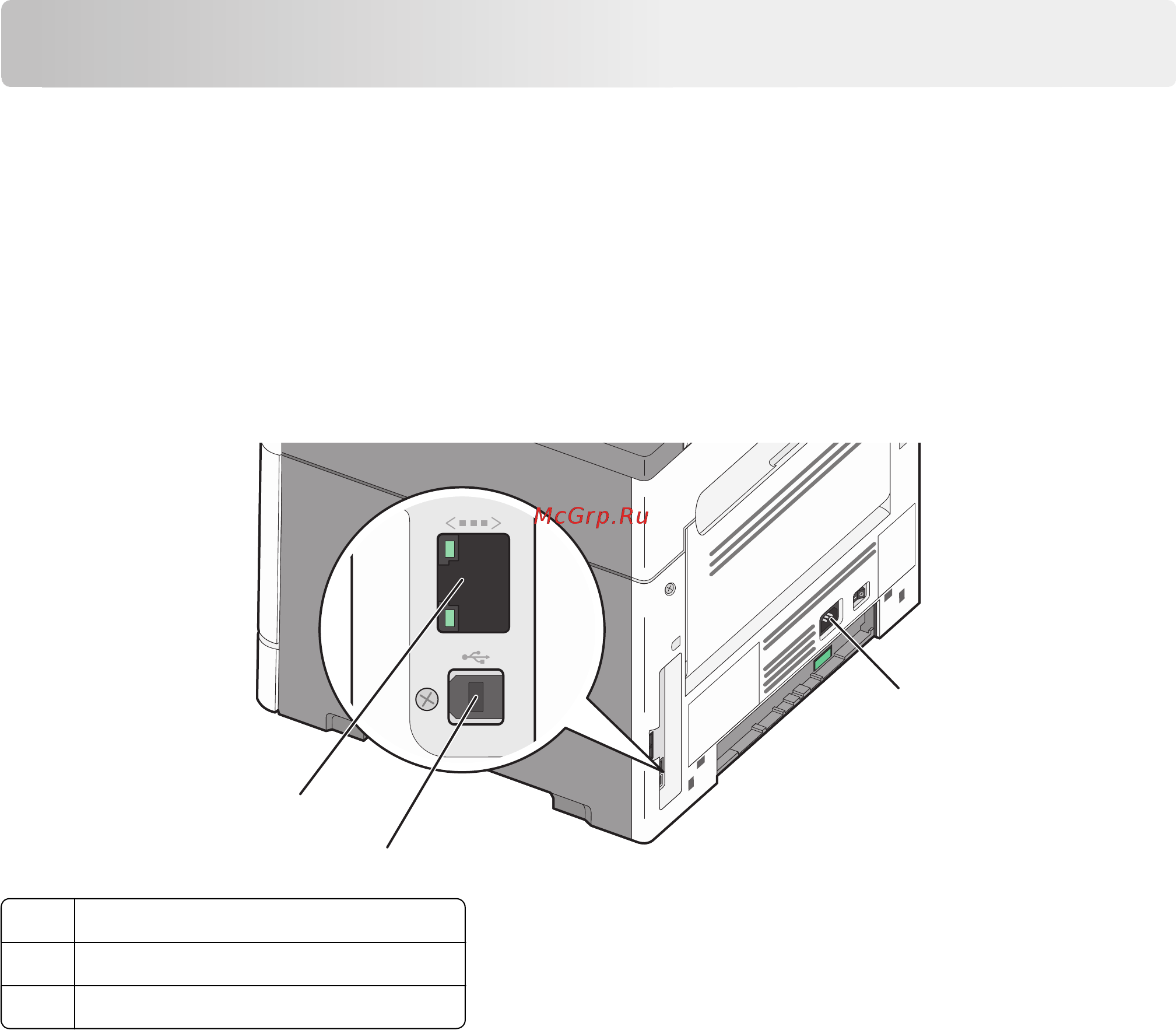 Lexmark X203n [23/201] Подключение кабелей