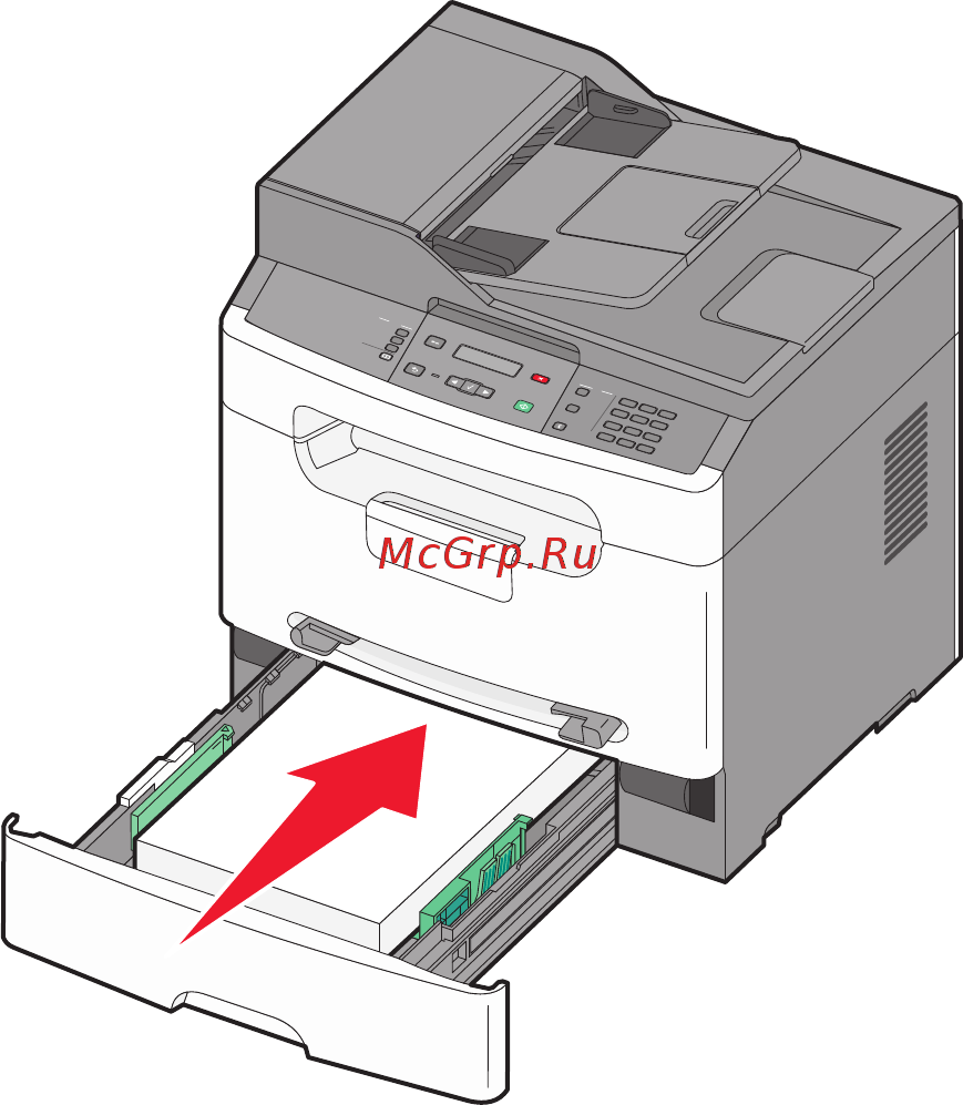 Lexmark X203n [39/201] Использование устройства ручной подачи