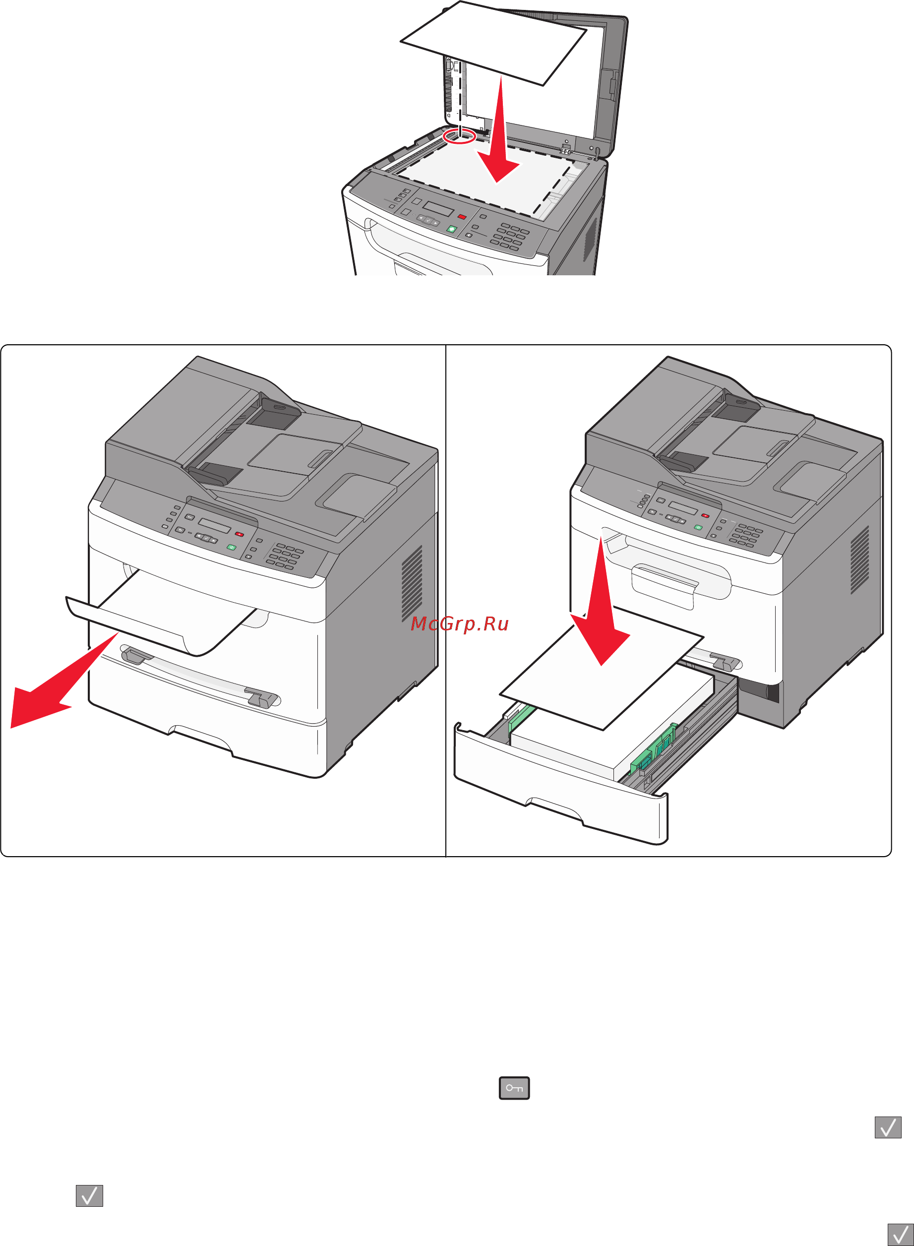 Lexmark X203n [57/201] Копирование фотографий