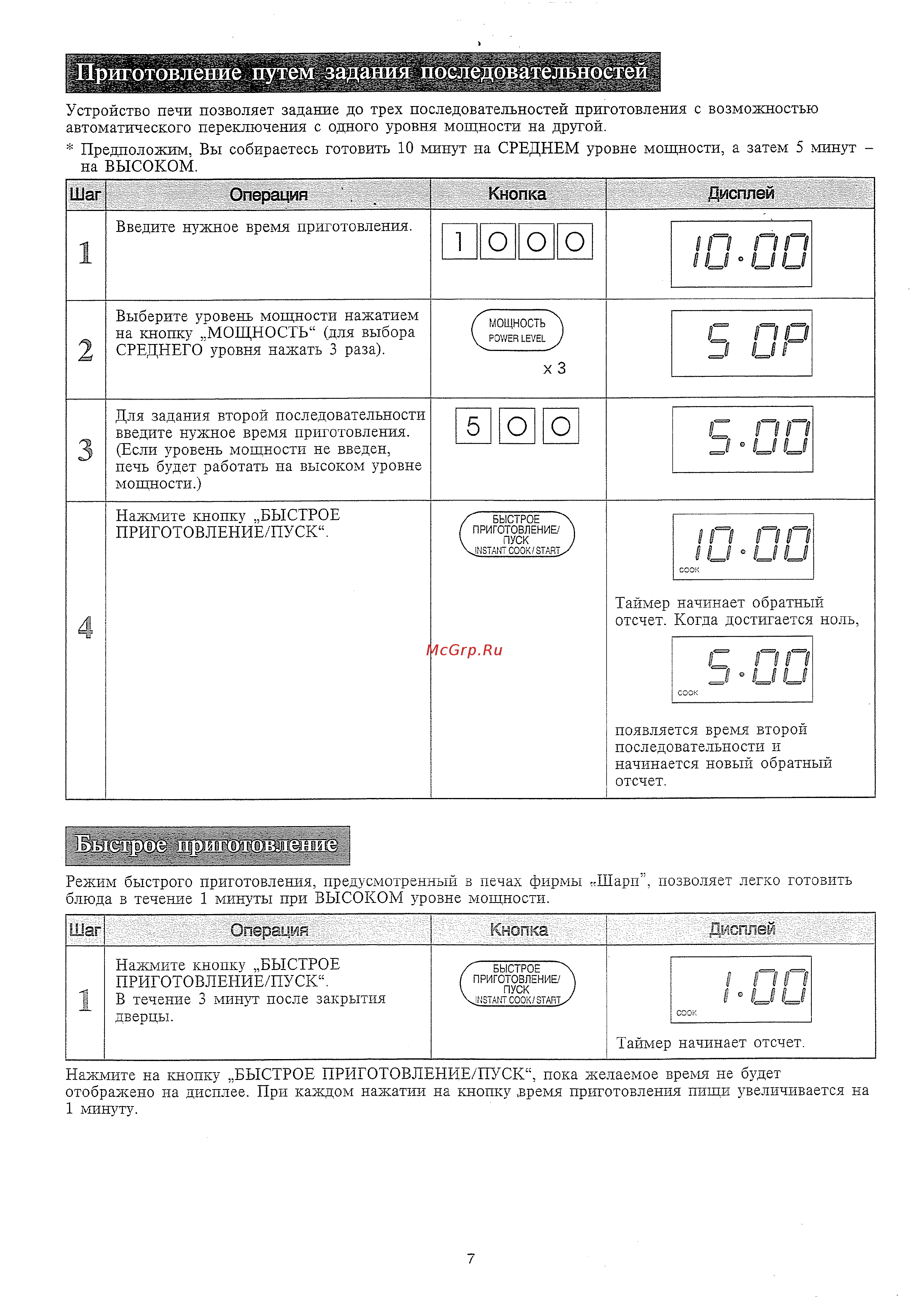 Sharp R-297F [15/26] О о о