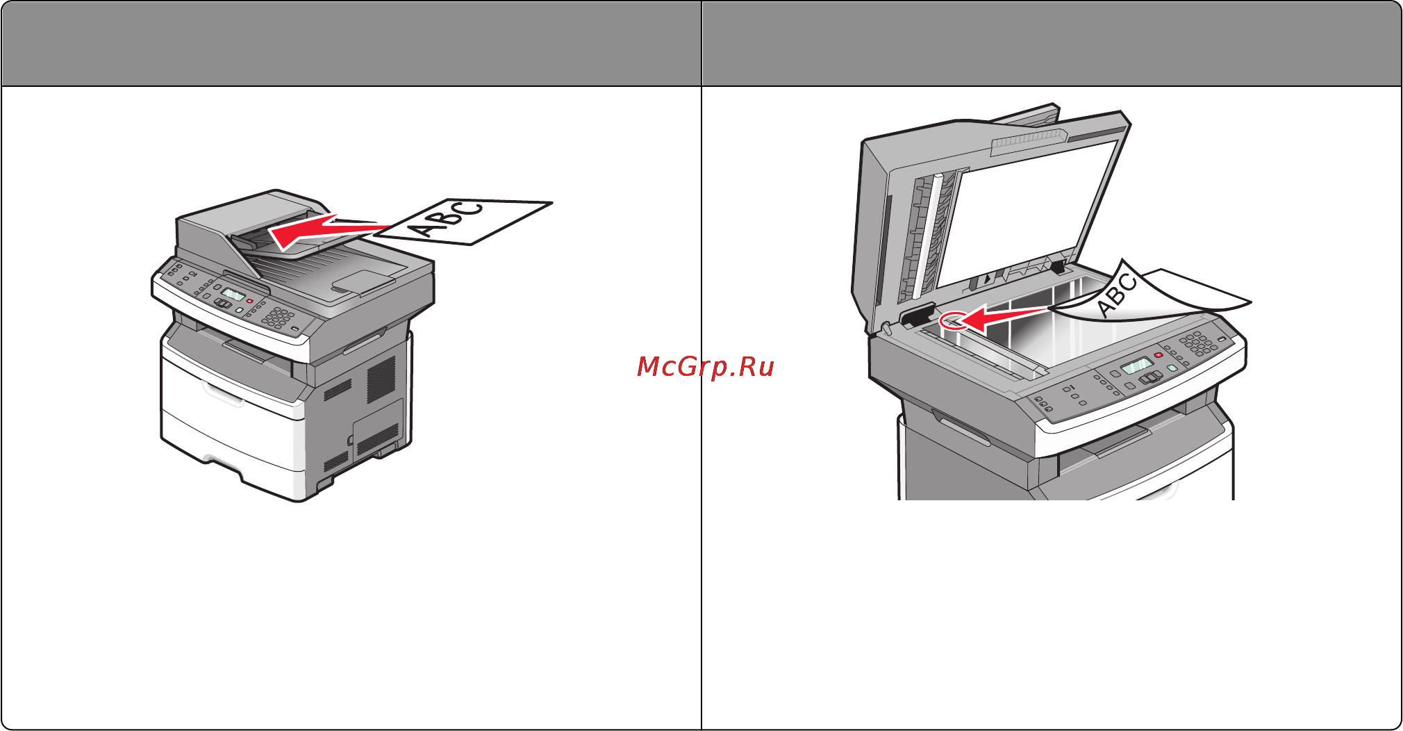Lexmark X264dn [16/262] Общие сведения о уапд и стекле экспонирования сканера