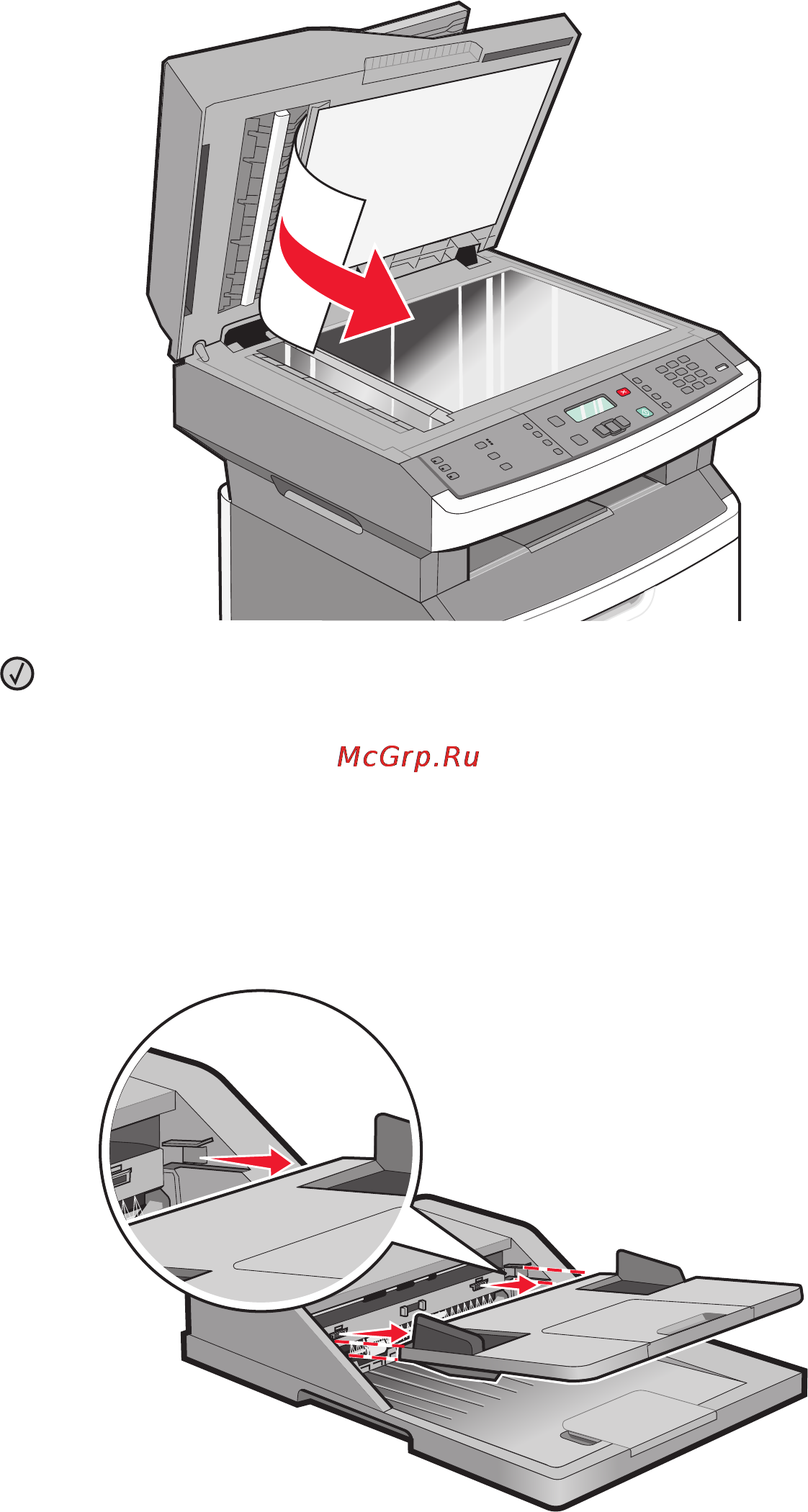 Lexmark X364dw [200/262] Устранение замятий в модуле дуплекса устройства автоматической подачи