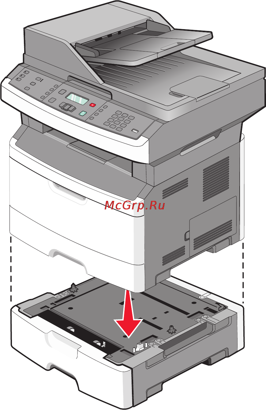 Lexmark X364dw [25/262] Подключение кабелей