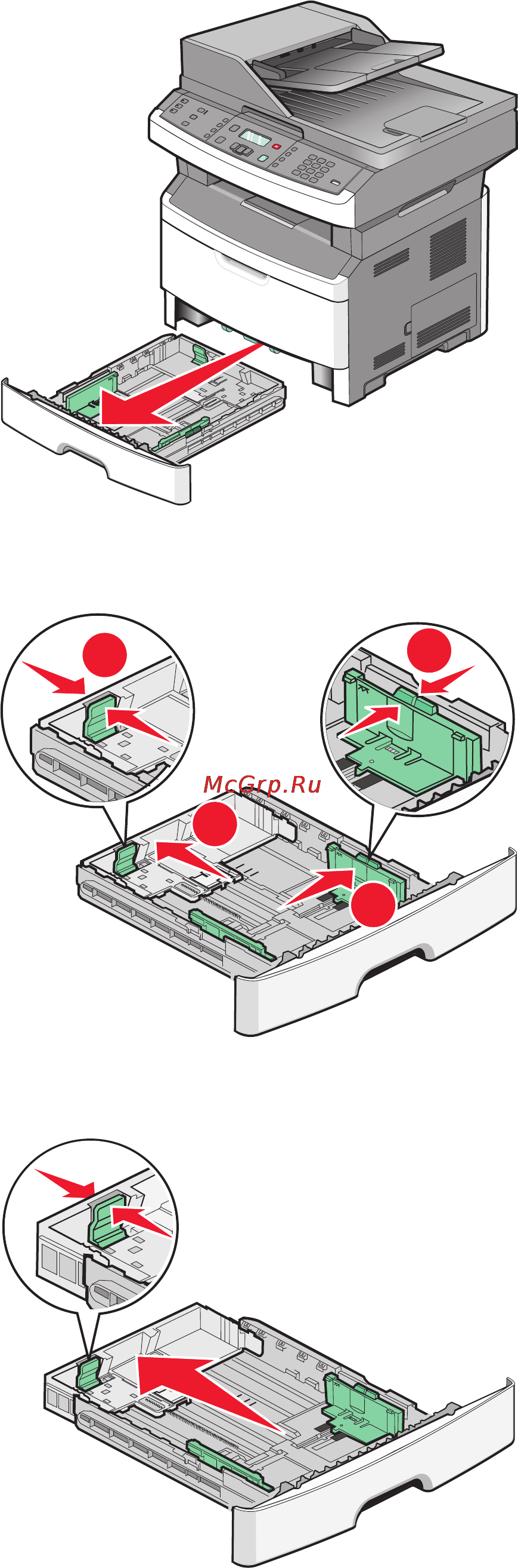 Lexmark X364dw Инструкция по эксплуатации онлайн [48/262] 57866