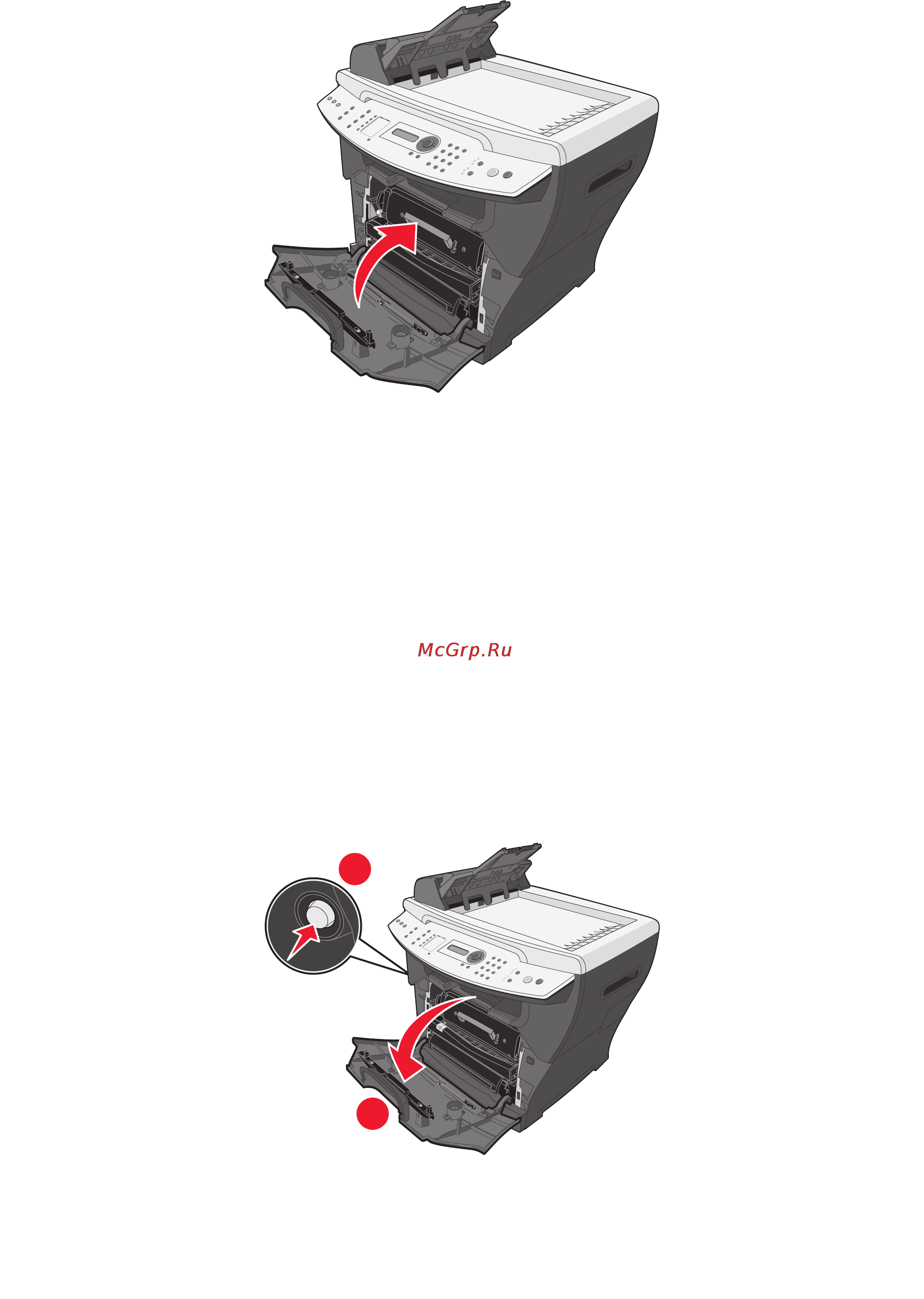 Lexmark X340n [67/109] Перераспределение тонера