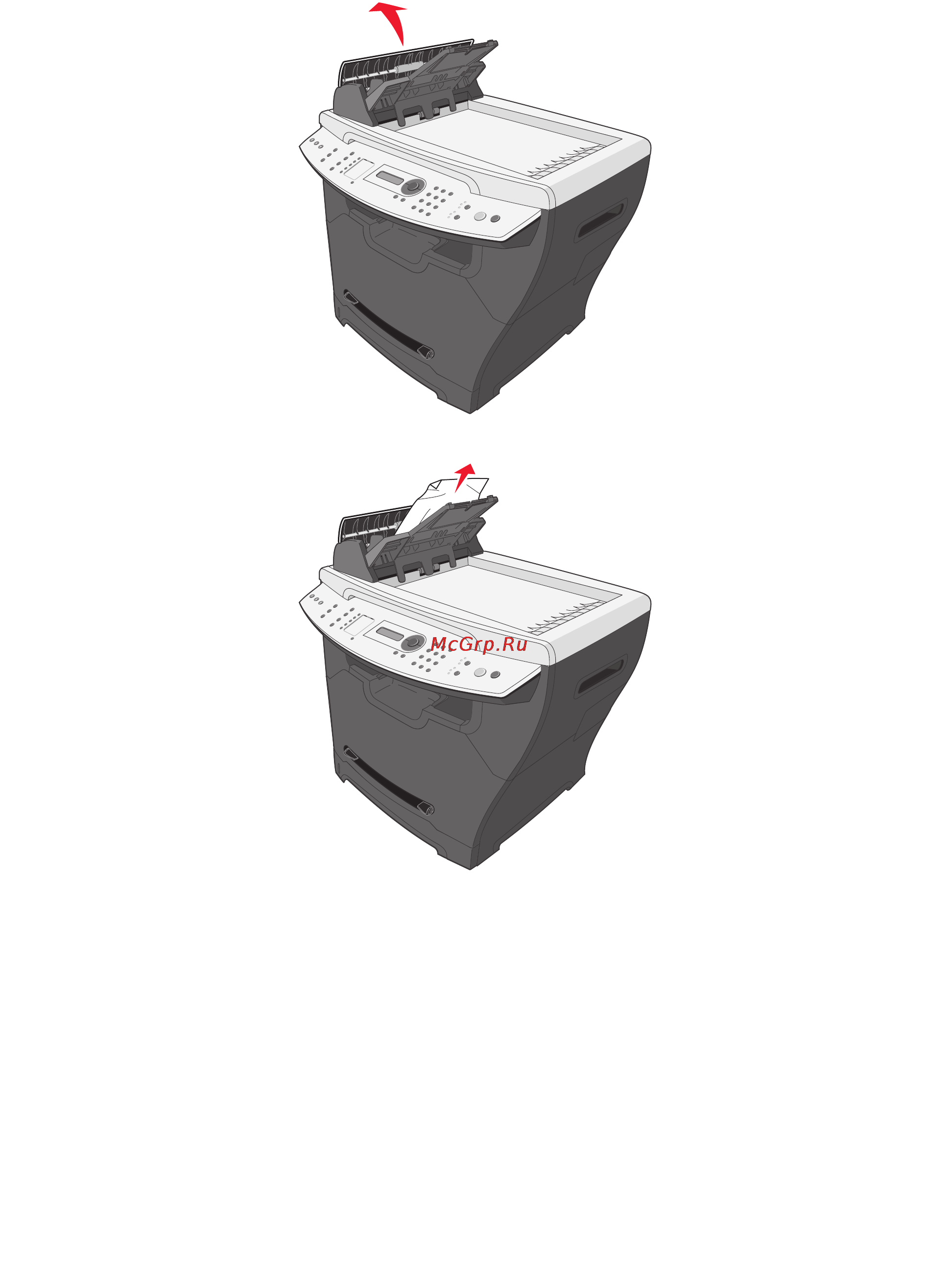Lexmark X340n [87/109] 291 292 замят в скан
