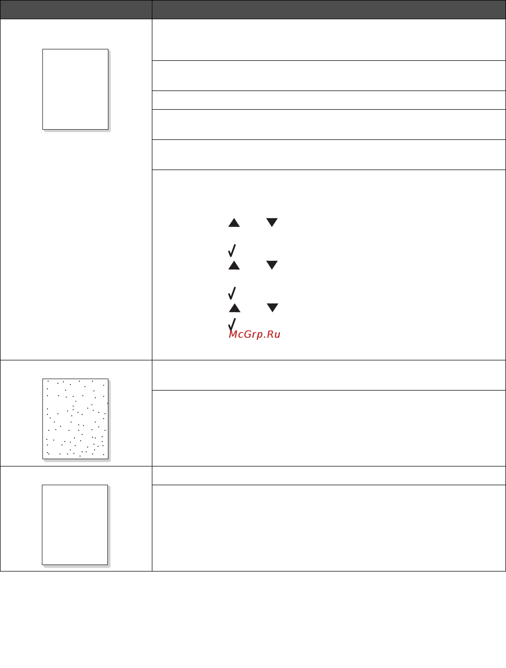 Lexmark X340n [89/109] Поиск и устранение неполадок связанных с качеством печати