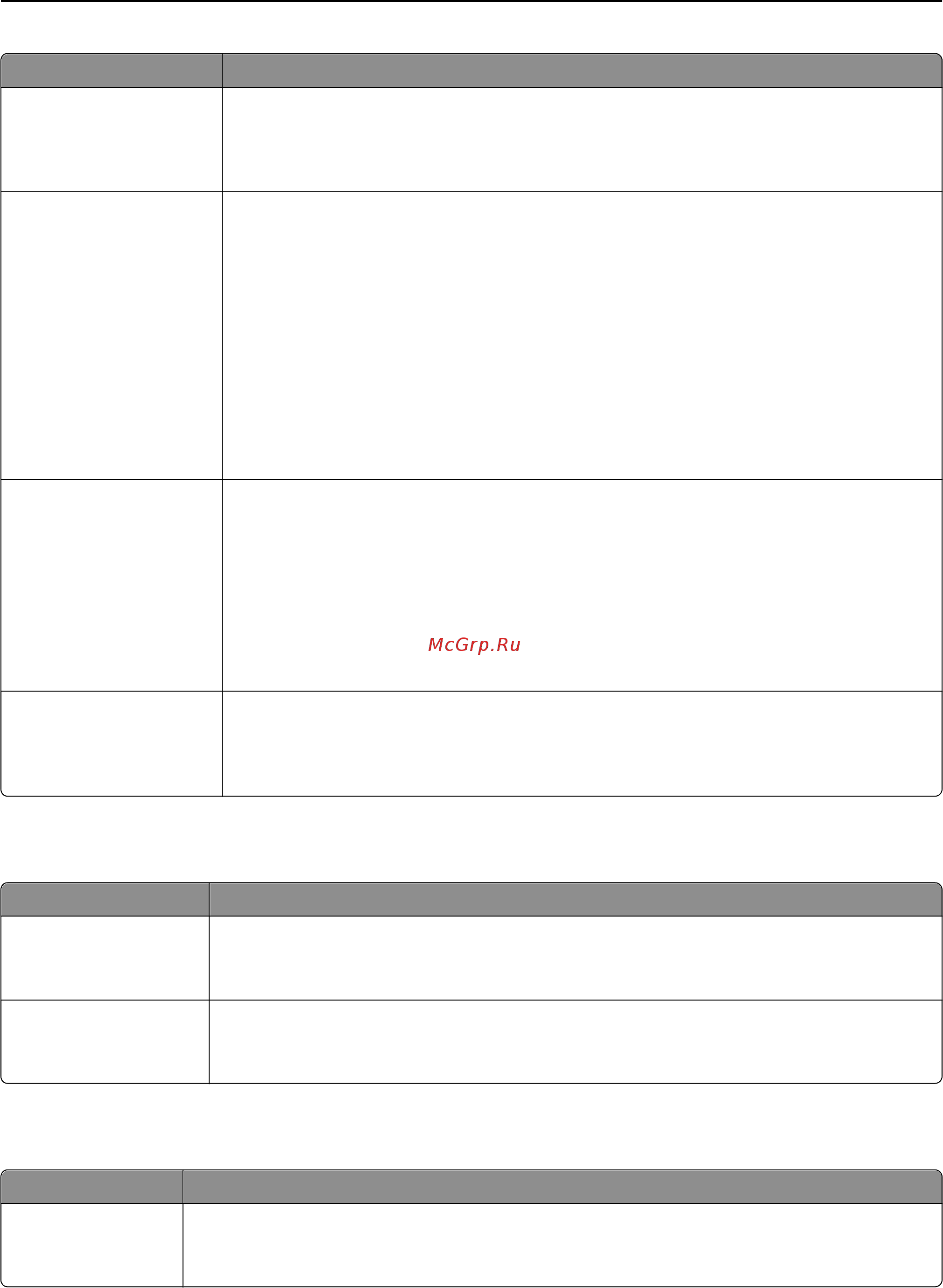 Lexmark X464de [250/354] Меню pdf
