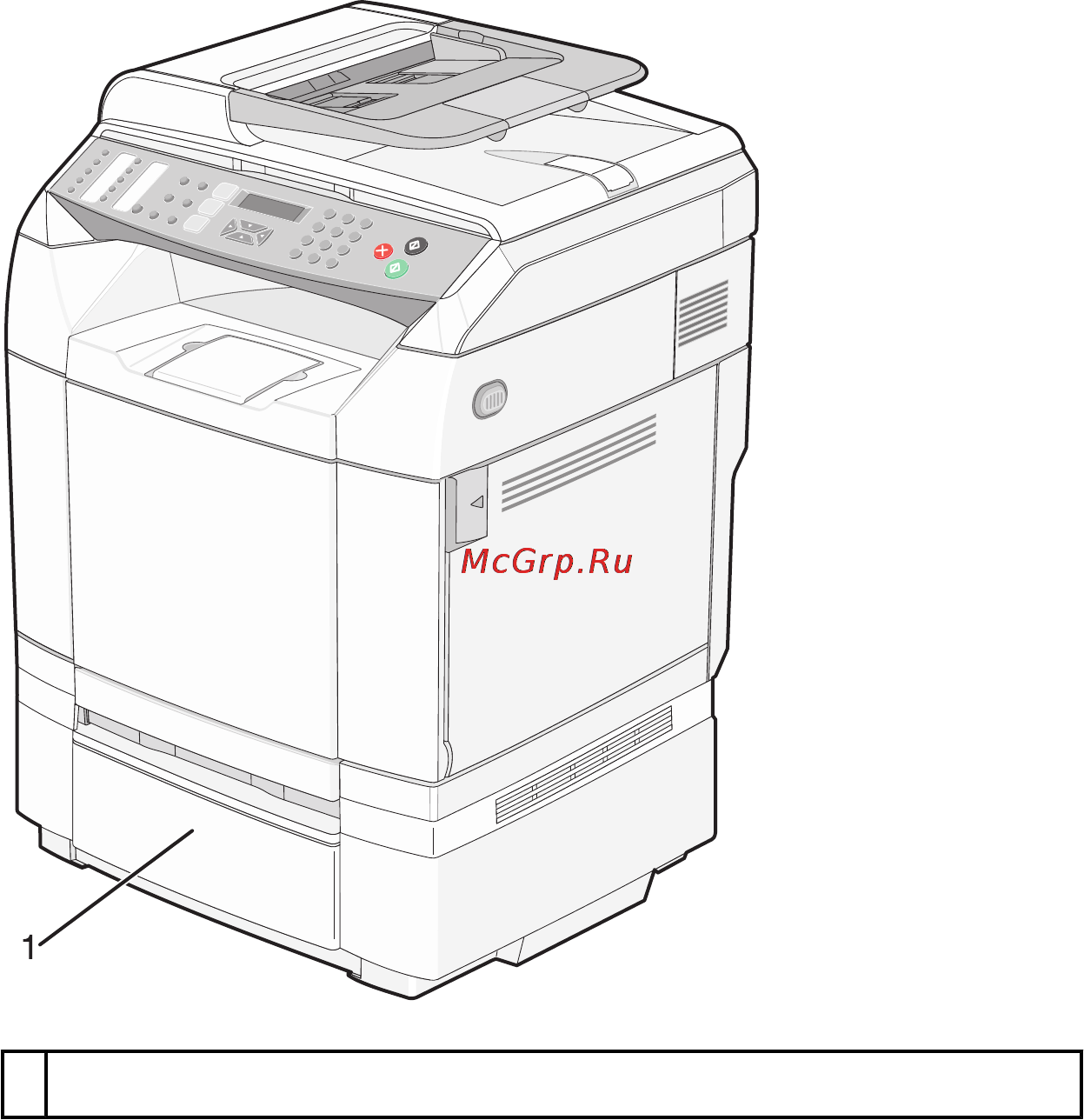 Lexmark X502n [12/163] Полностью укомплектованная модель