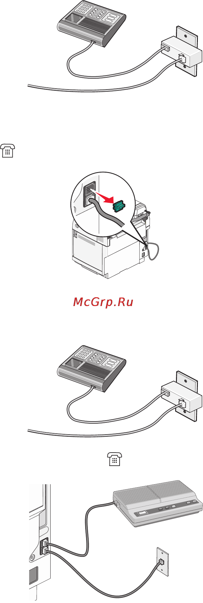 Lexmark X502n Инструкция по эксплуатации онлайн [18/163] 57901