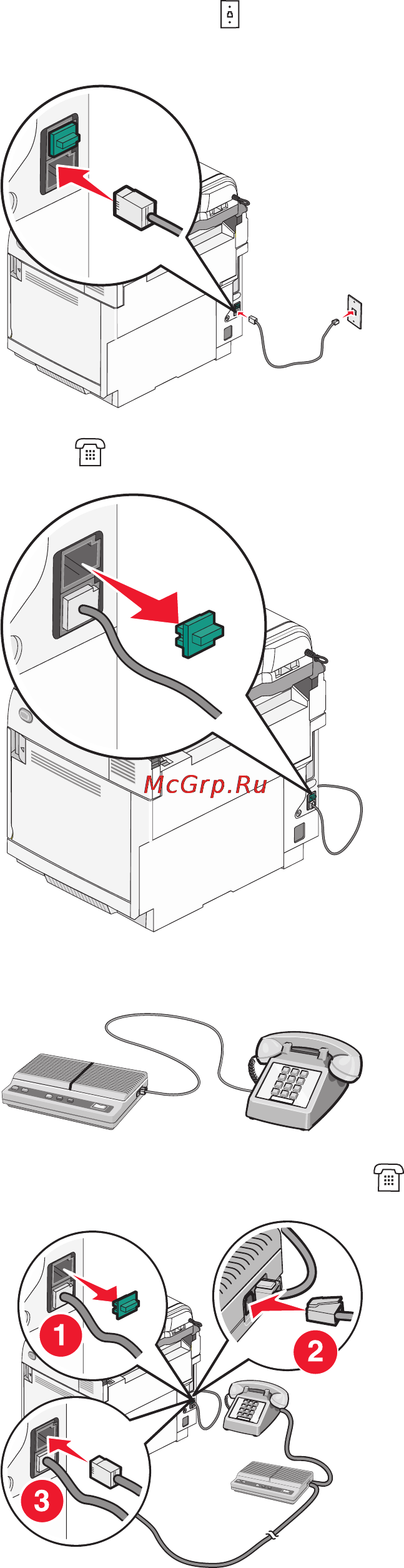 Lexmark X502n Инструкция по эксплуатации онлайн [24/163] 57901