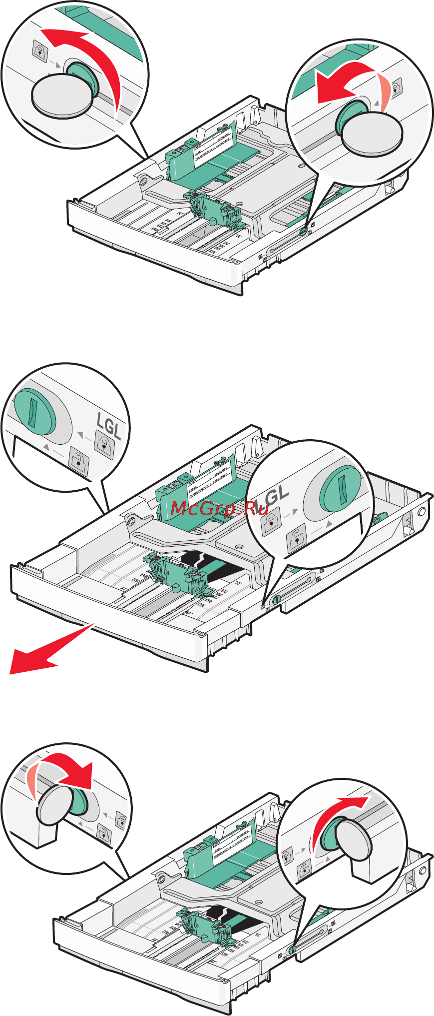 Lexmark X502n Инструкция по эксплуатации онлайн [36/163] 57901