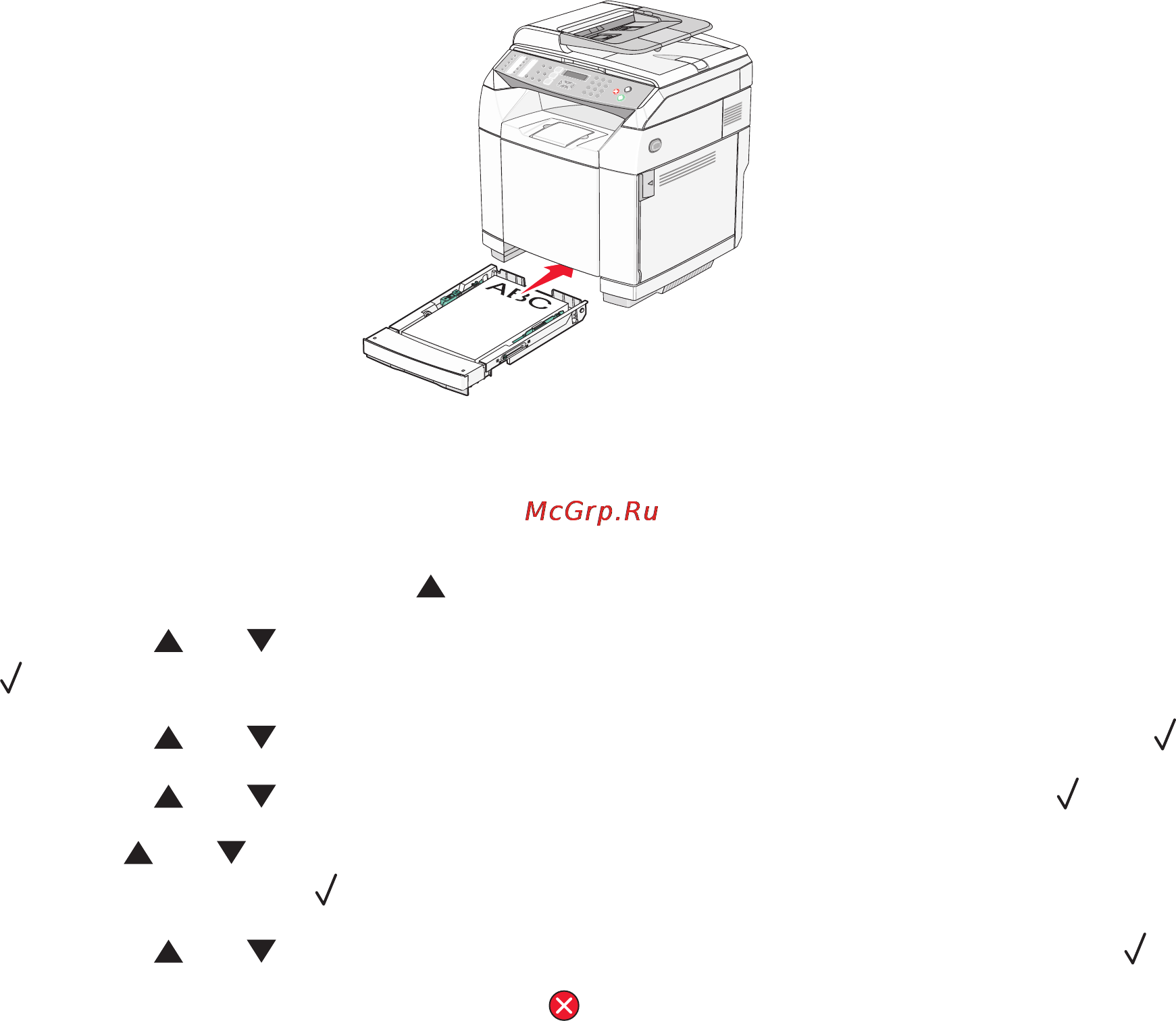 Lexmark X502n [38/163] Настройка типа бумаги