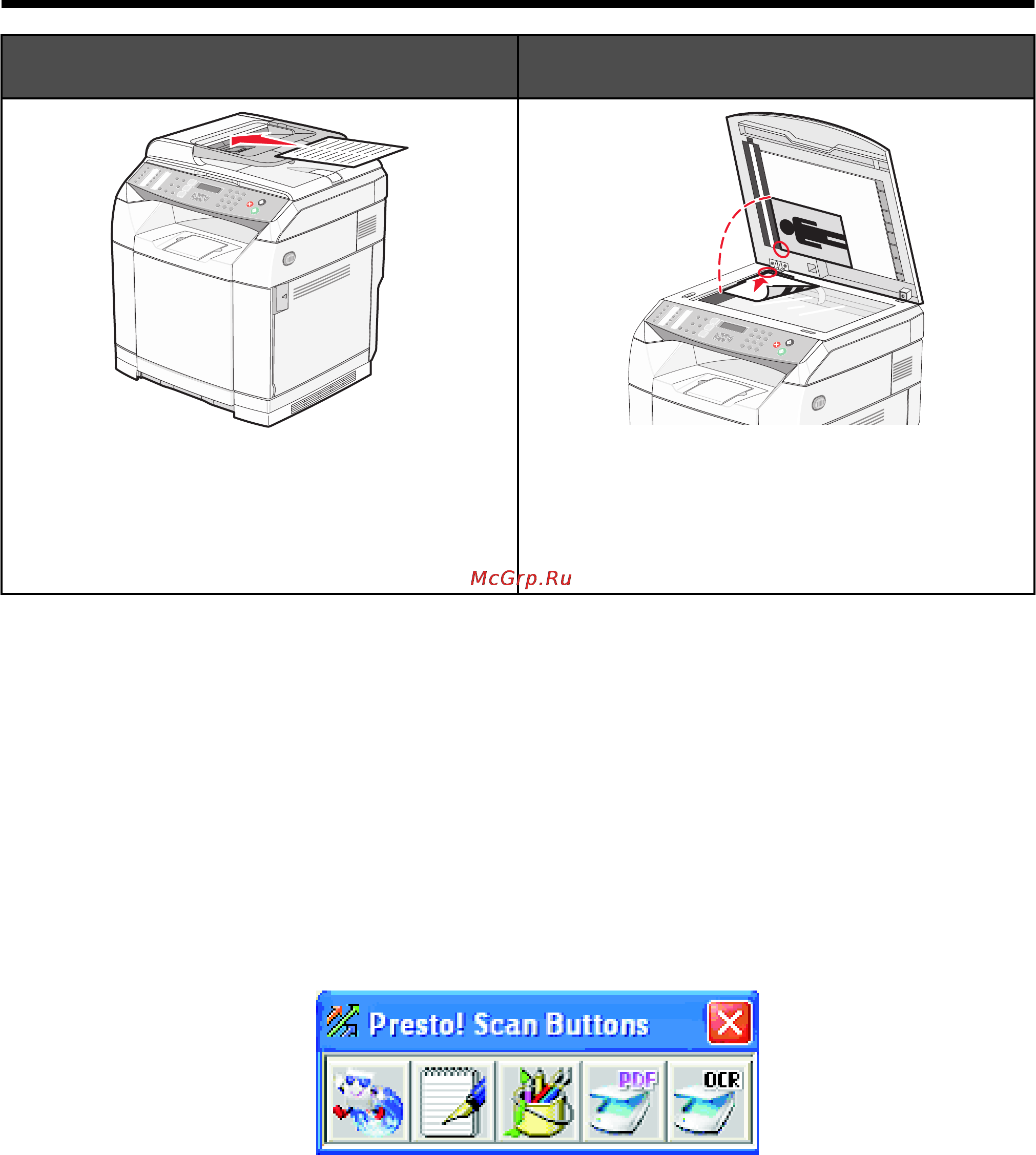 Lexmark X502n [58/163] Сканирование документа с использованием компьютера