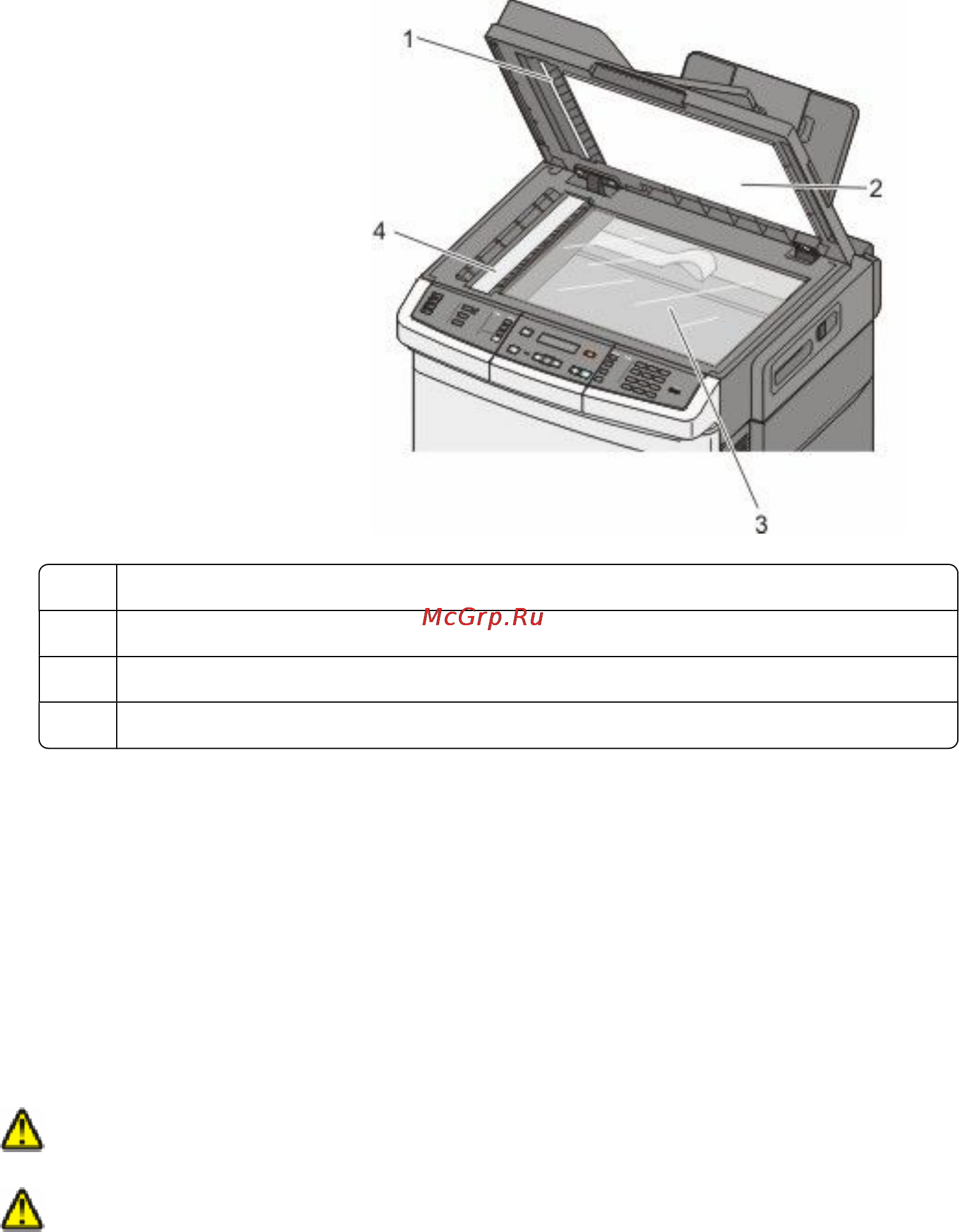 Lexmark X544 [228/286] Чистка стекла экспонирования сканера