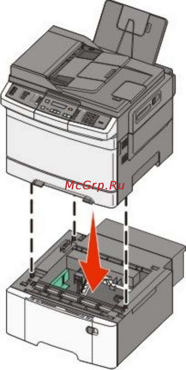 Lexmark X543 [33/286] Подключение кабелей