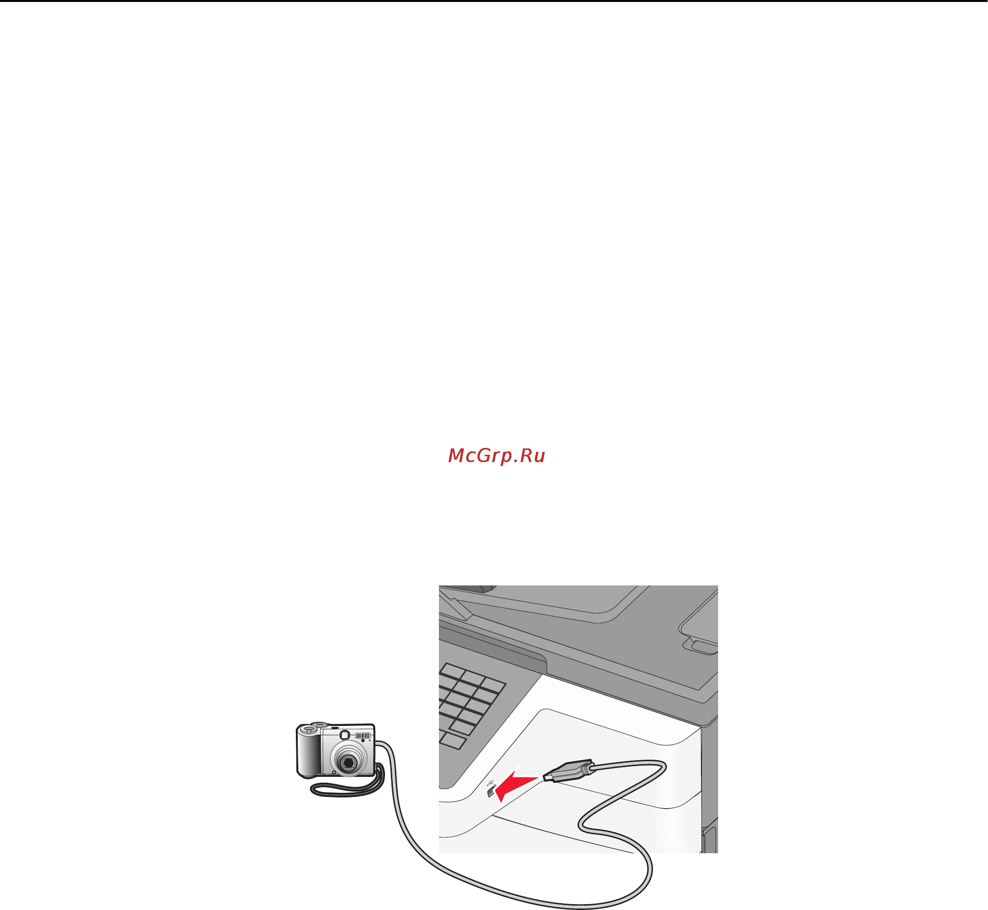 Lexmark X548 [76/333] Печать фотографий с pictbridge совместимой цифровой камеры