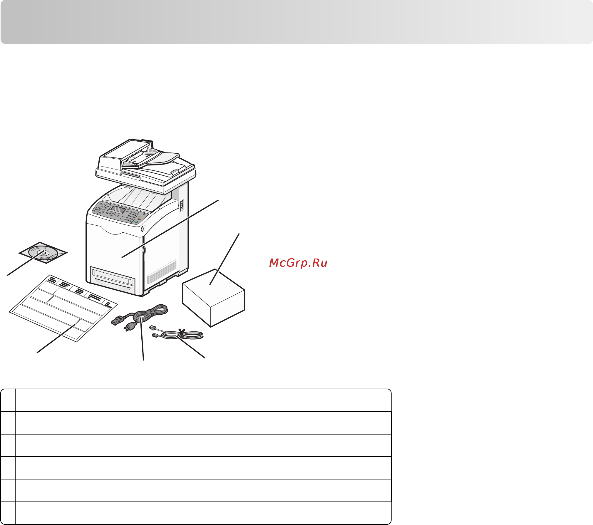 Lexmark X560n [12/229] Информация о принтере