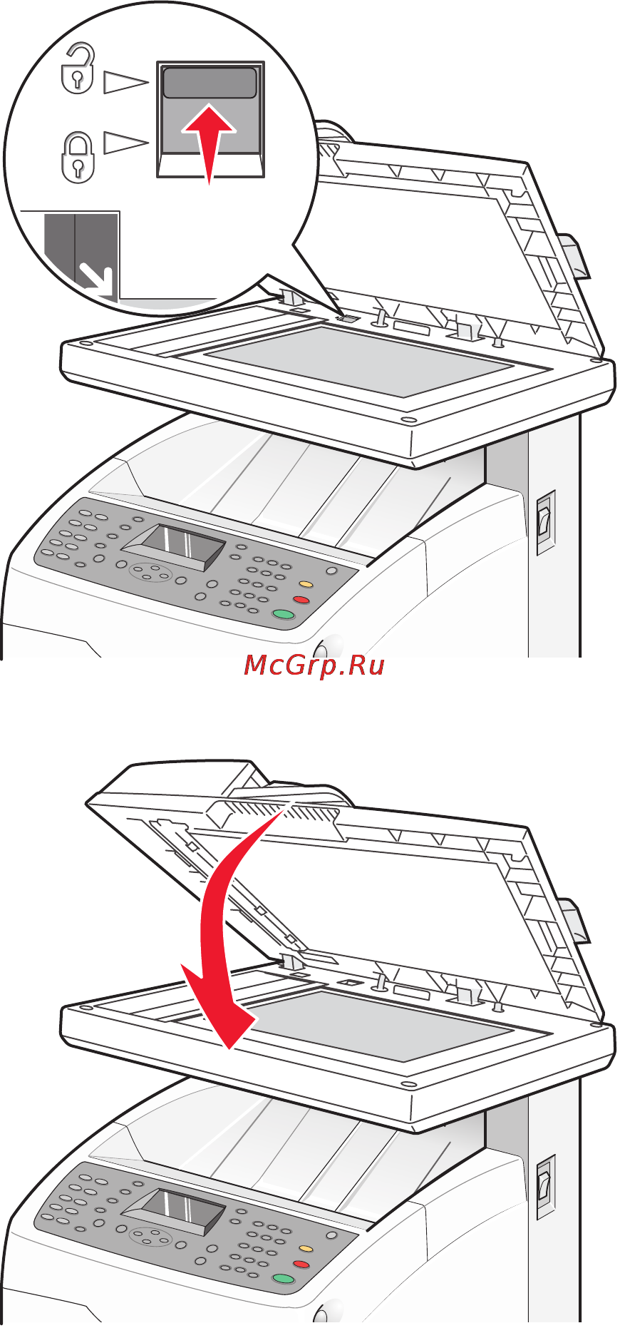 Lexmark X560n [175/229] Выберите функцию