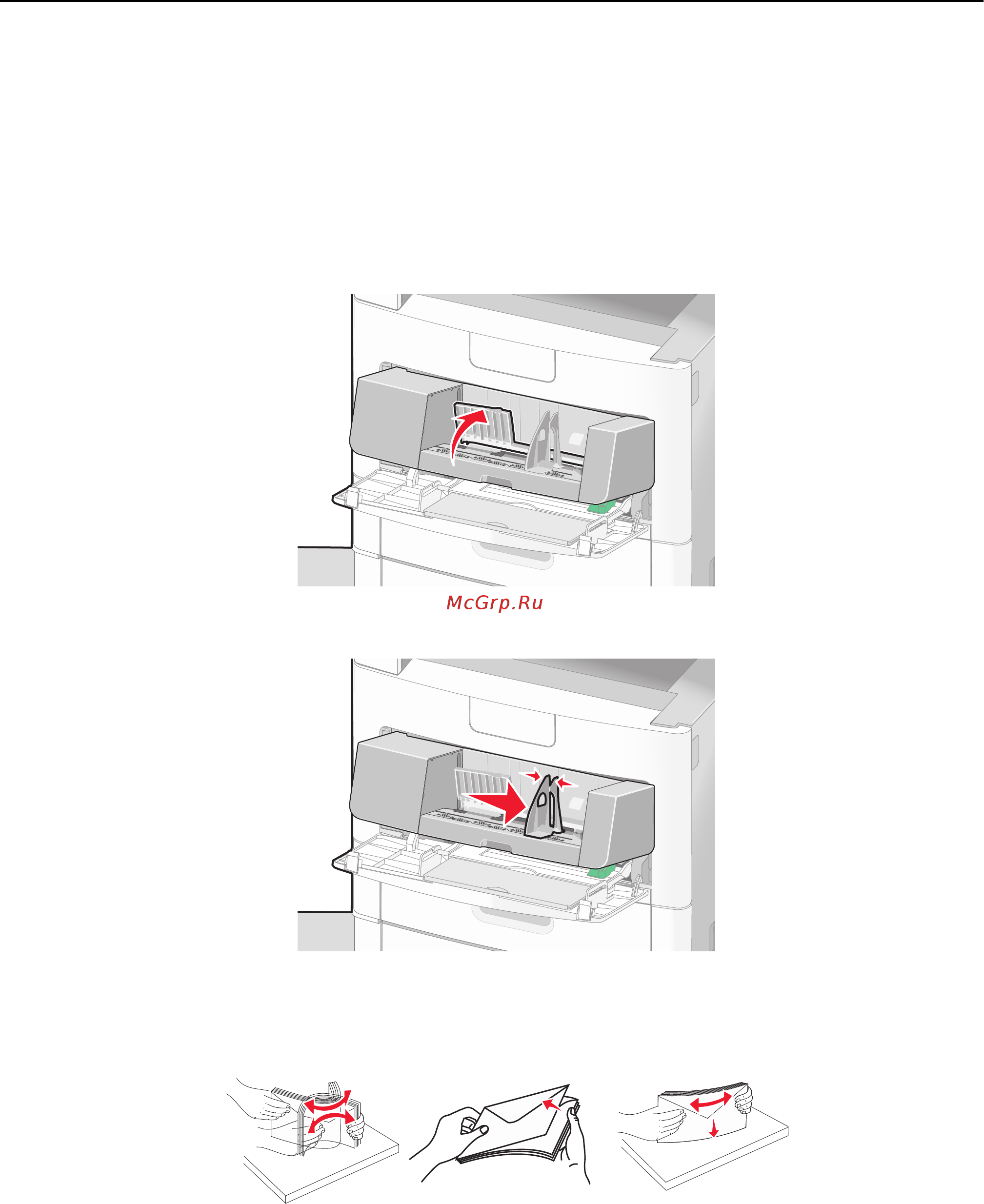 Lexmark X651de [80/336] Загрузка в устройство подачи конвертов