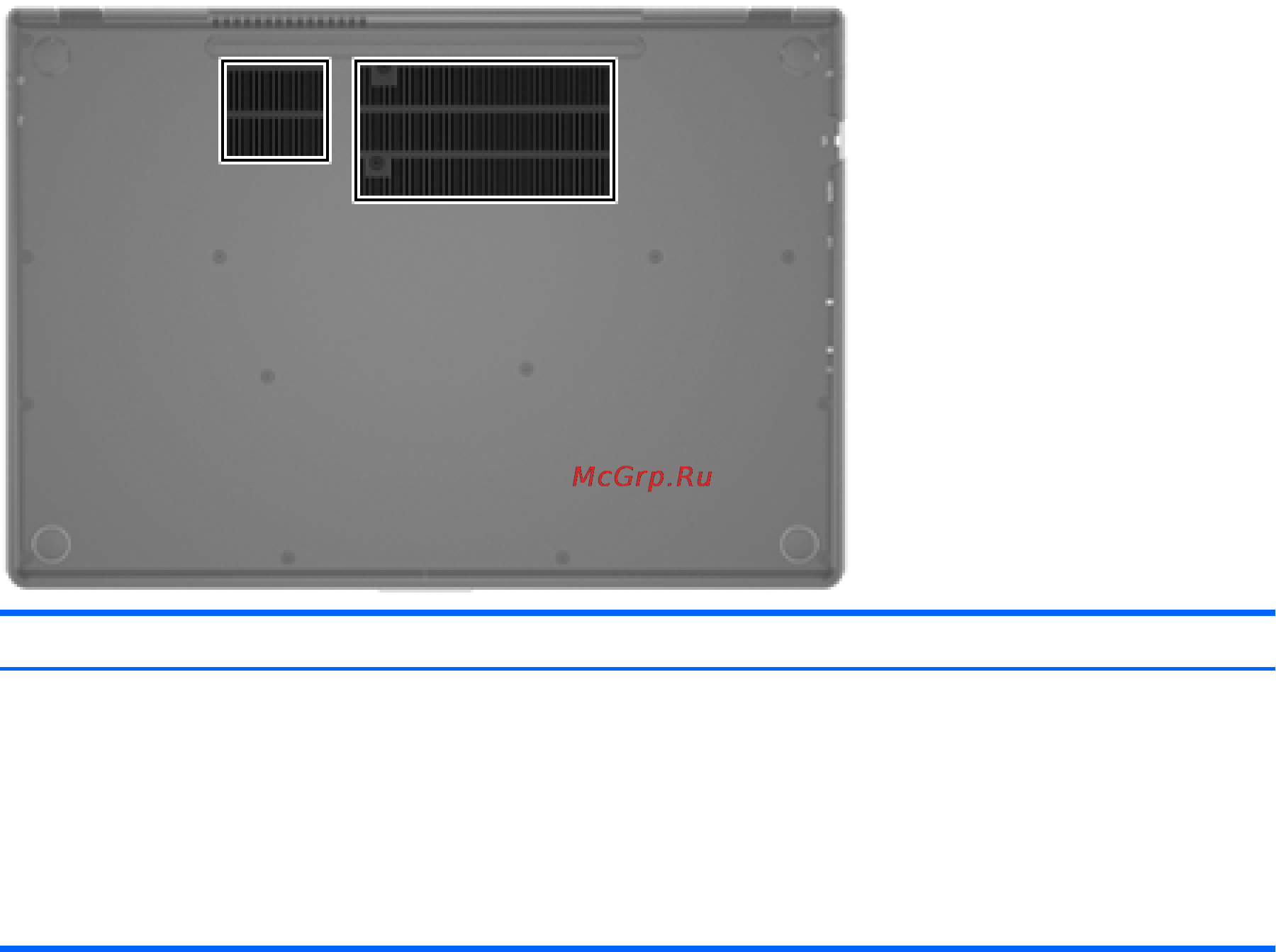 HP 13-1001er A7S63EA [24/102] Вид снизу