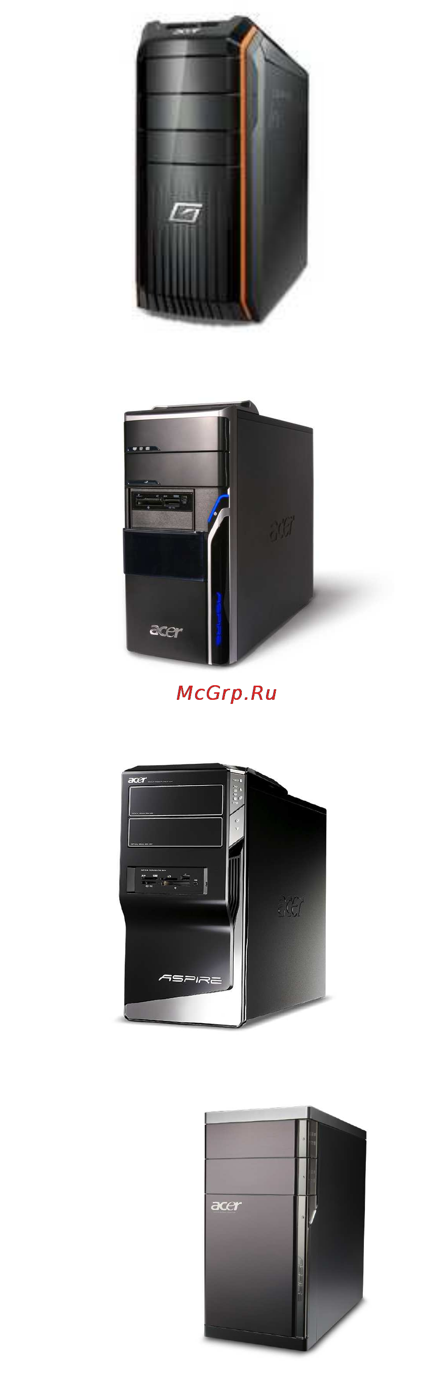Acer Aspire M3970 Инструкция по эксплуатации онлайн [11/24] 58006