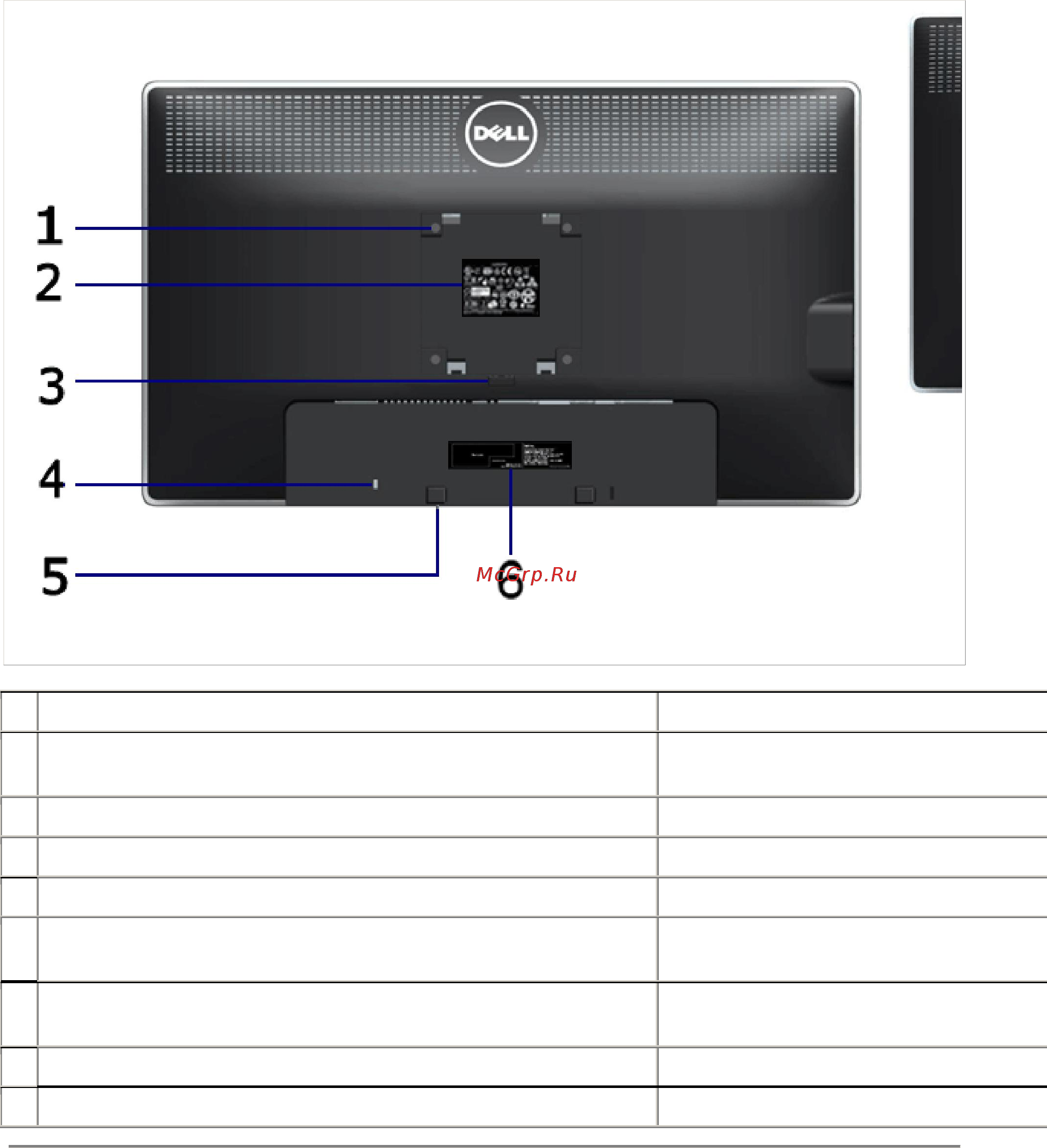 Dell U2312HM Инструкция по эксплуатации онлайн [4/15] 58043