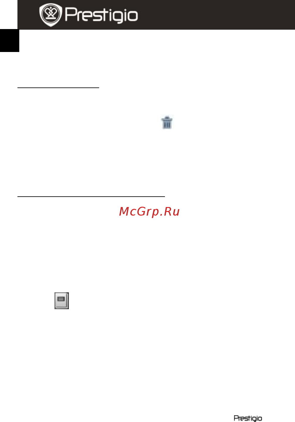 Prestigio MultiPad Black (PMP5080) Инструкция по эксплуатации онлайн [10/26] 238686