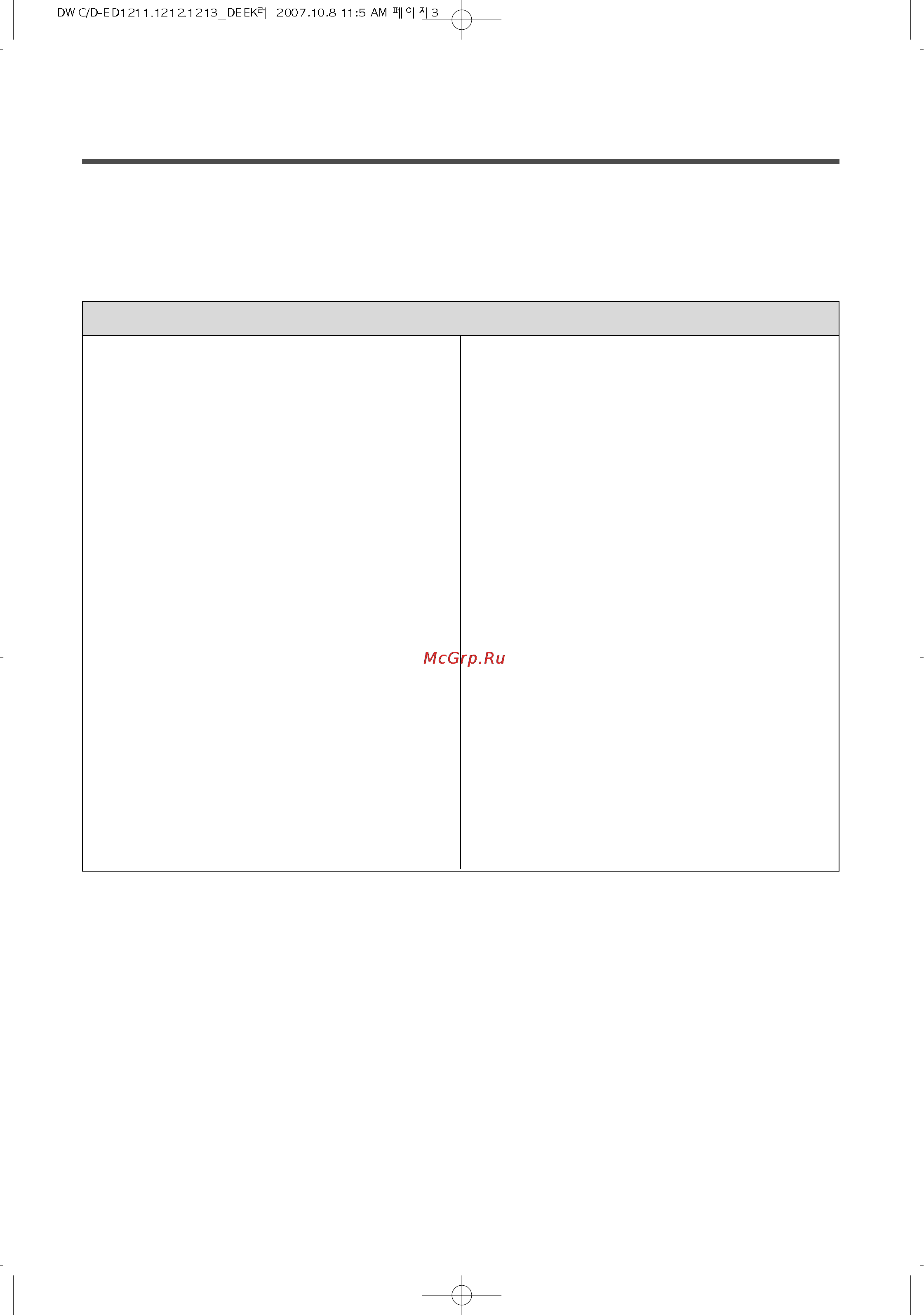 Daewoo Electronics DWD-ED1213 [3/33] Инструкции по безопасности