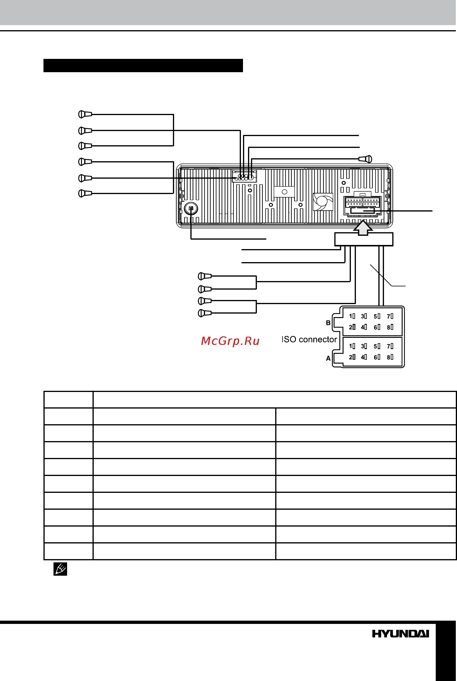 Hyundai H-CMD4050G Black/White [7/51] Installation connection