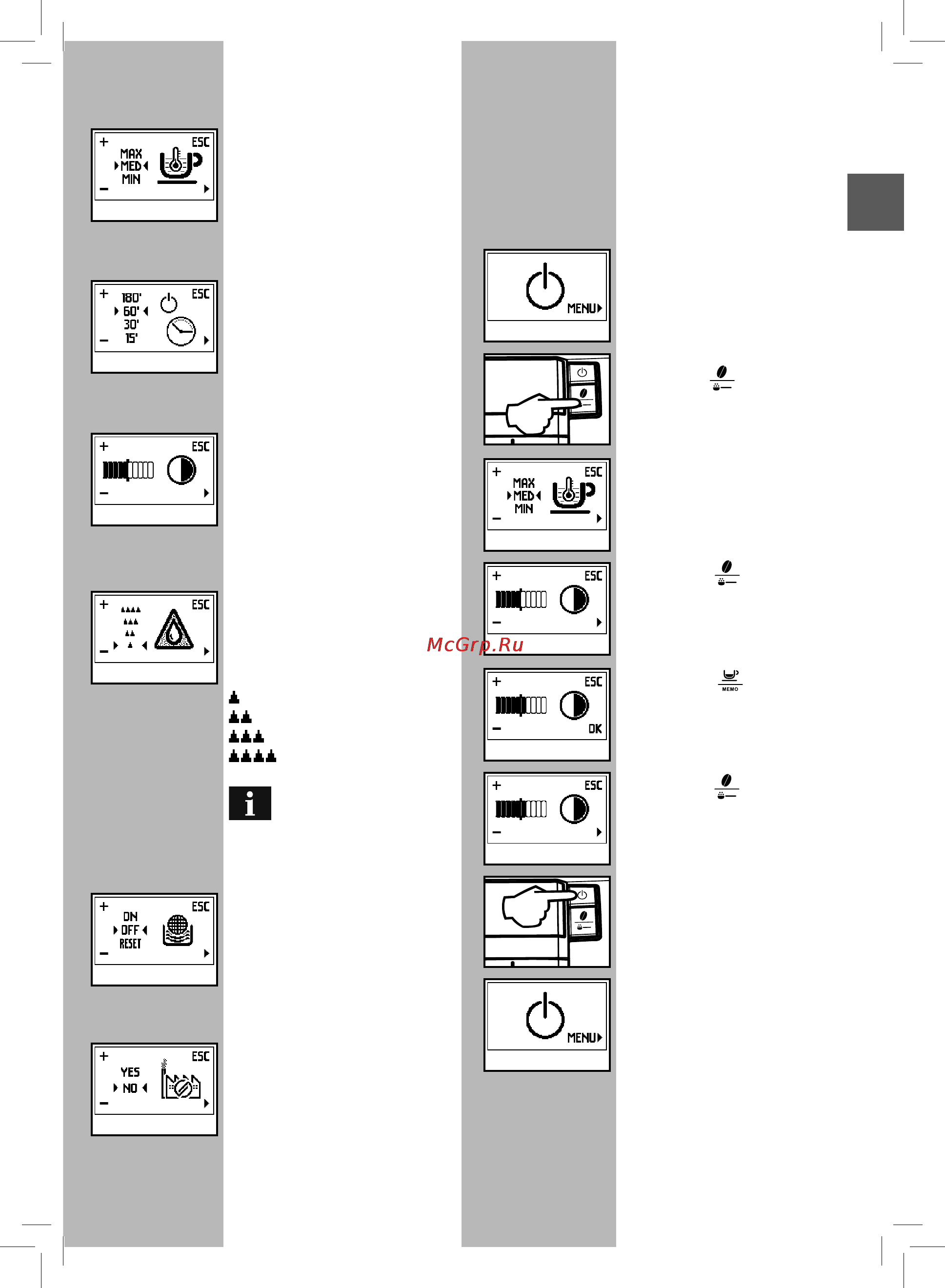 Philips Saeco RI9836/11 [19/96] Esempio di programmazio ne