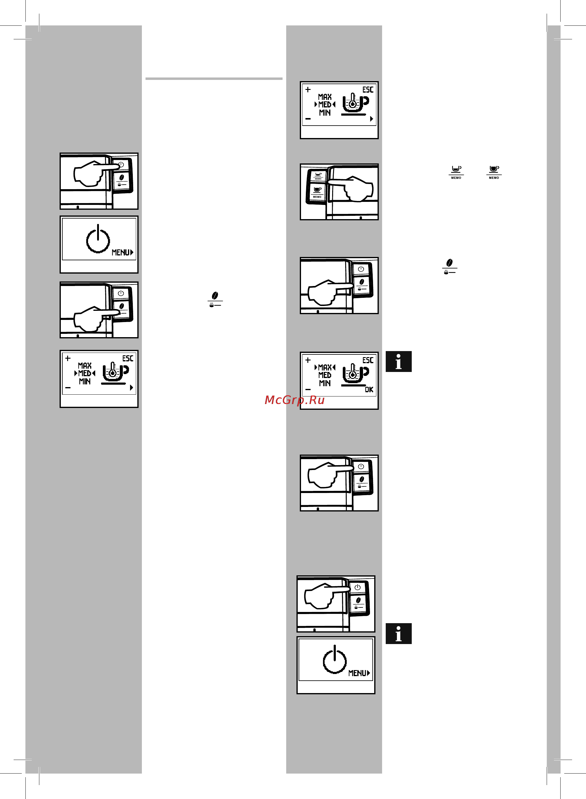 Philips Saeco RI9836/11 [64/96] Programmierung