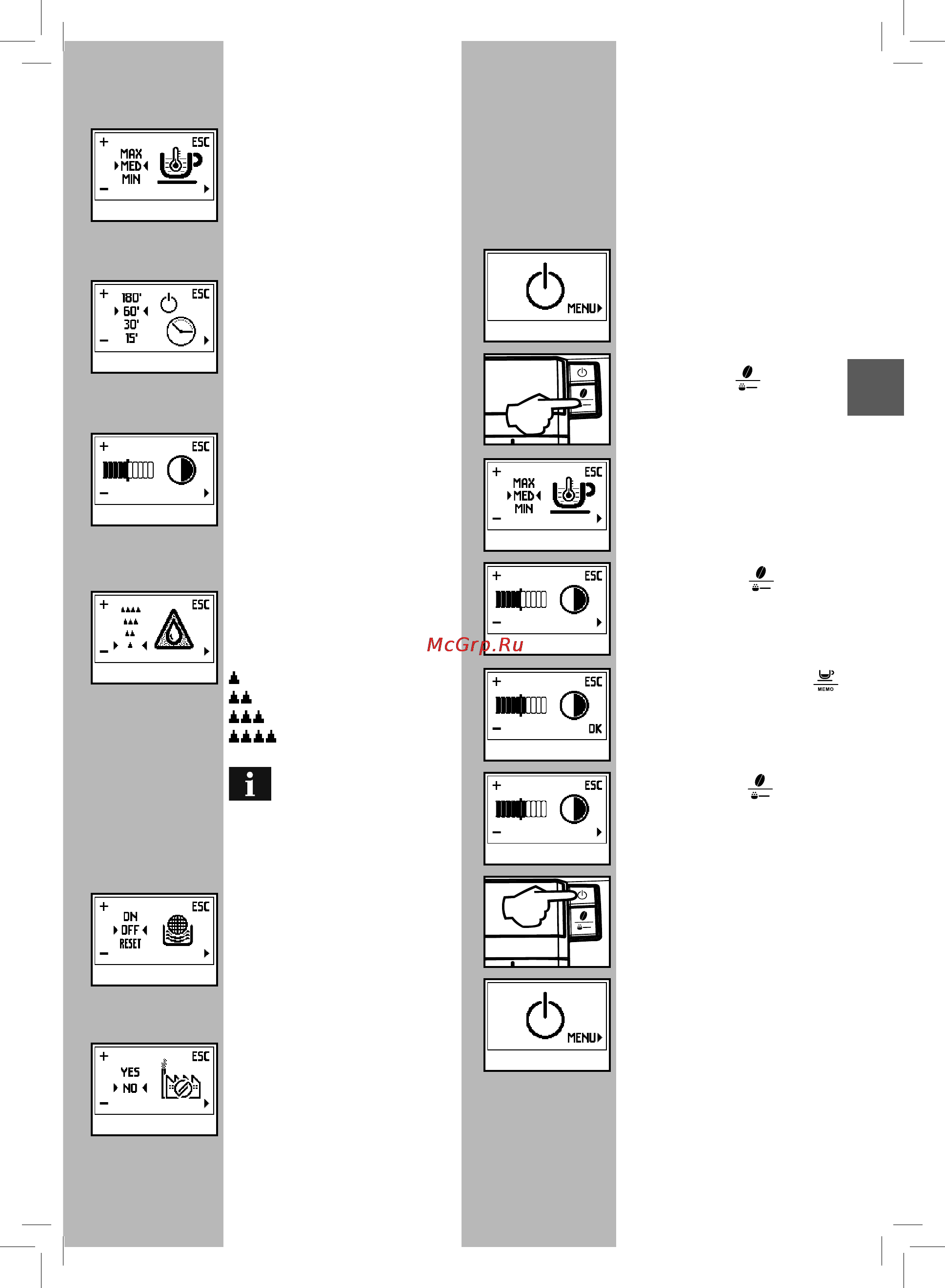 Philips Saeco RI9836/11 [89/96] Exemple de programmation