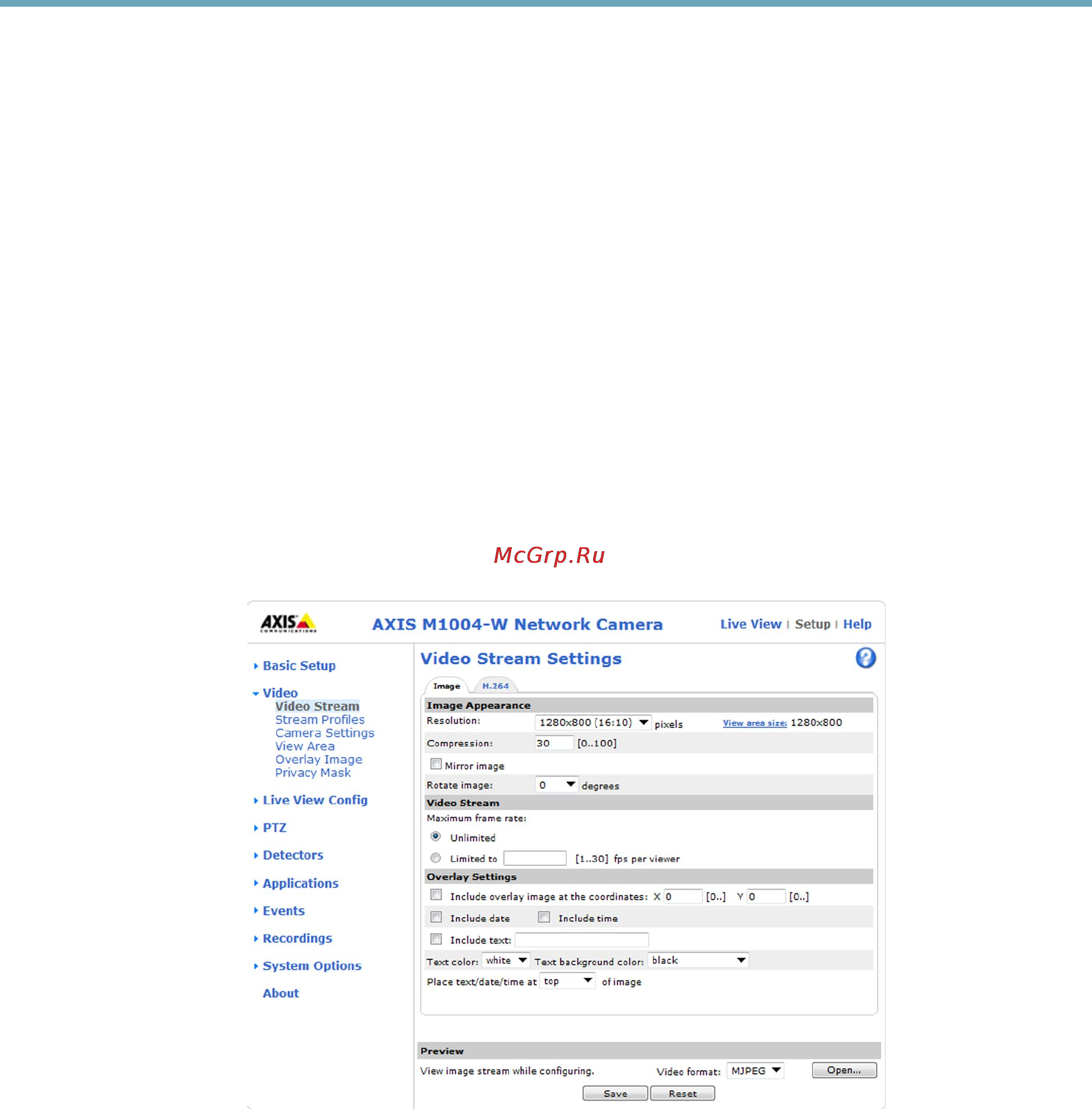Axis M1004-W [17/60] Axis m1004 w network camera