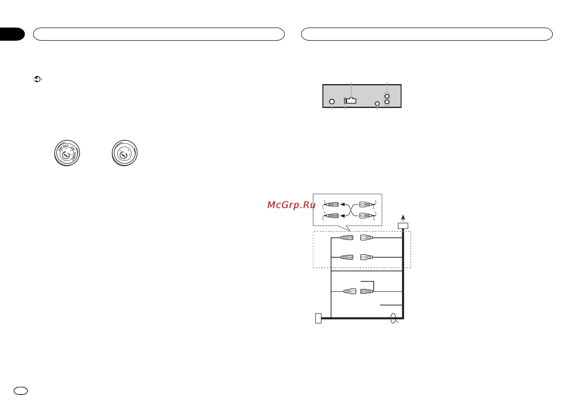Pioneer DEH-3400UB [48/132] Collegamenti