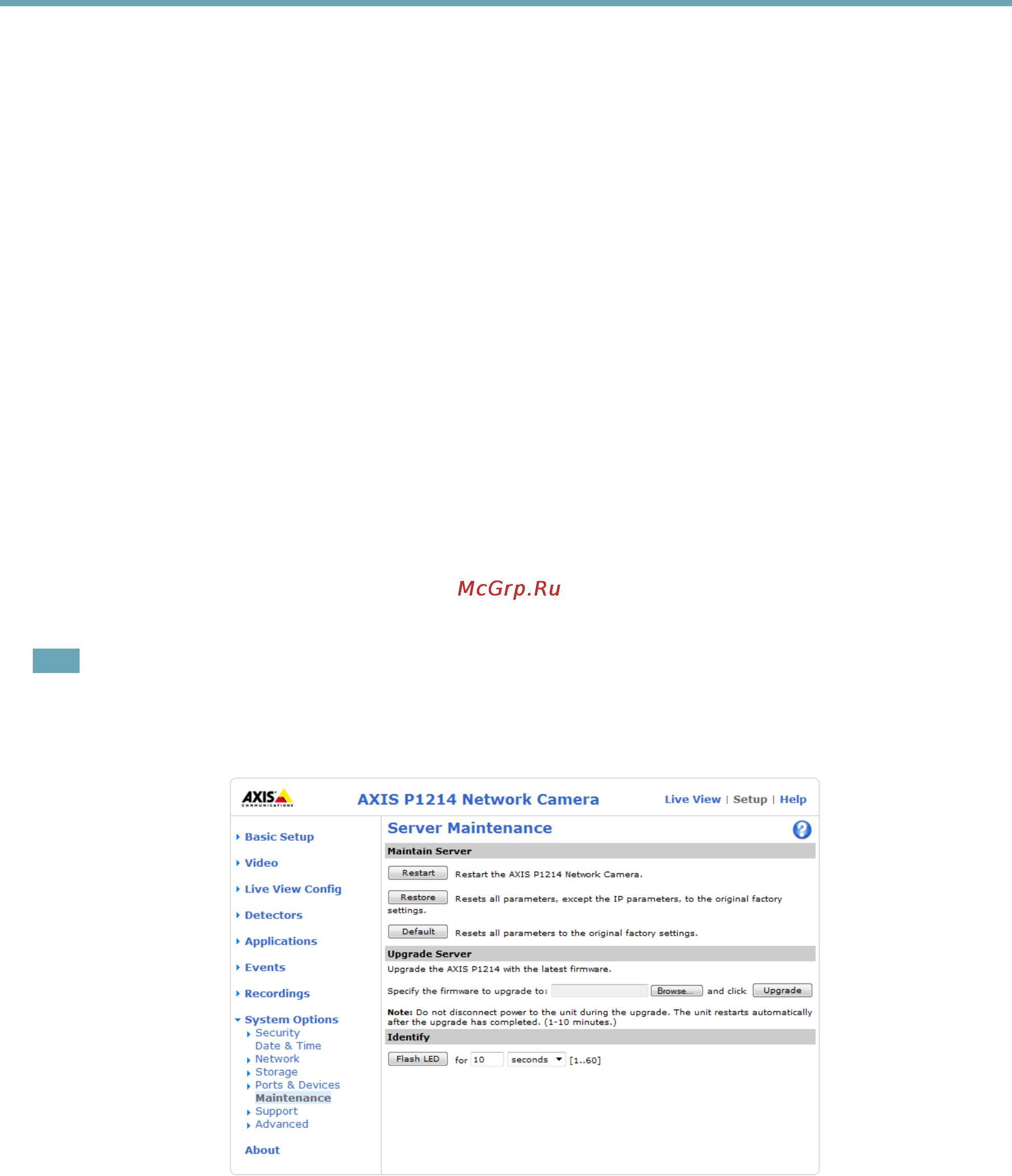 Axis P1214 [41/48] Axis p1214 network camera