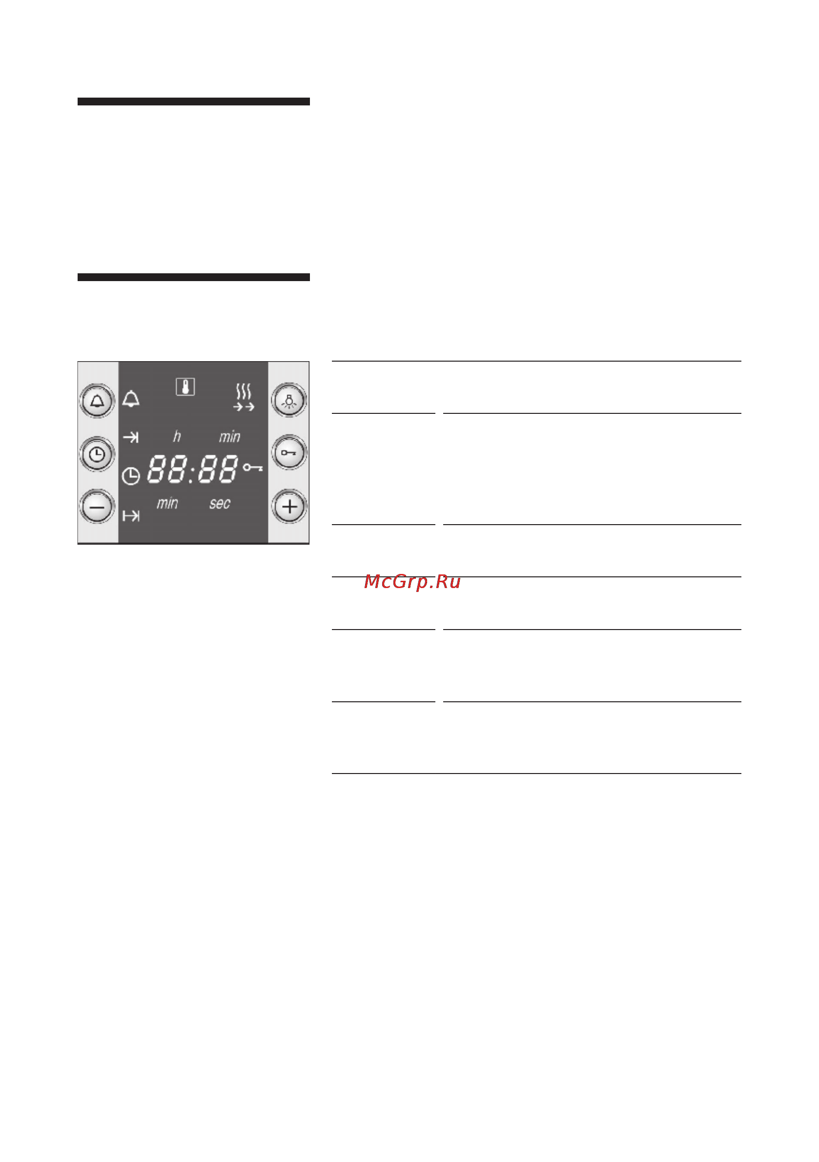 Bosch HBN 73U551 [13/68] Дисплей и кнопки управления