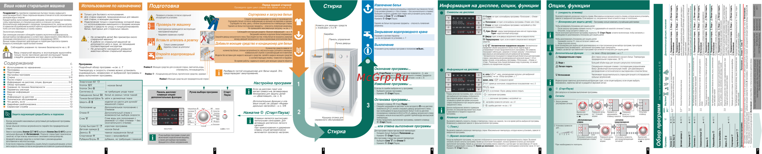 Bosch WLM20441OE Инструкция по эксплуатации