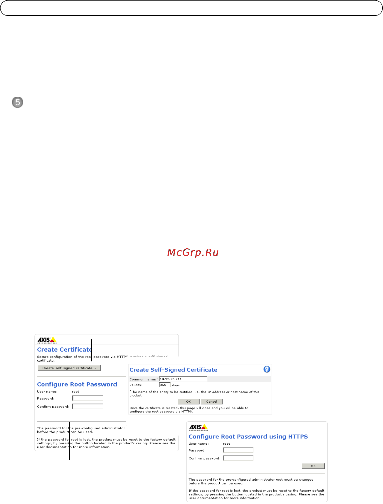 Axis P3346-V [72/104] Impostazione della password